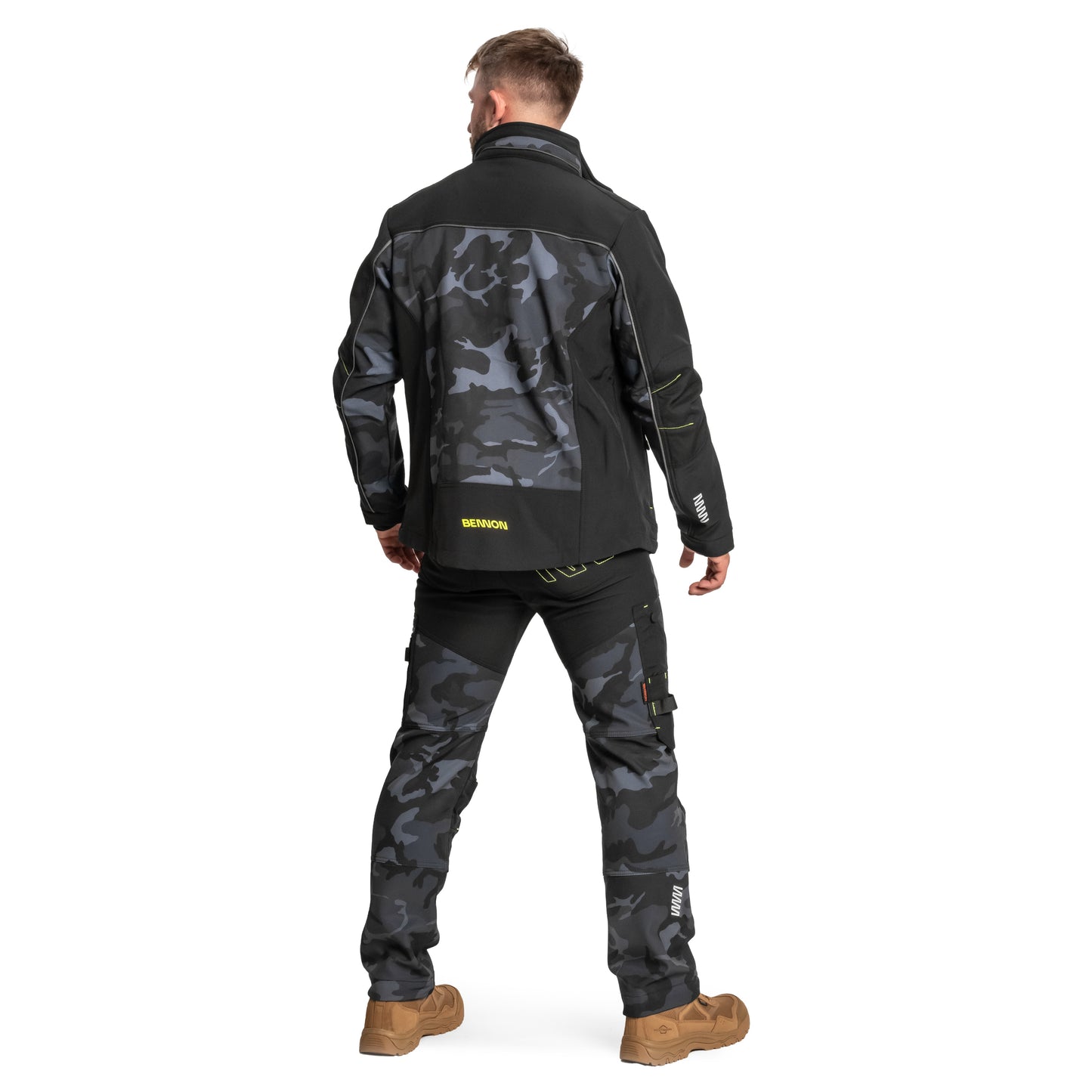 Kurtka Bennon Camos Softshell - Black/Grey