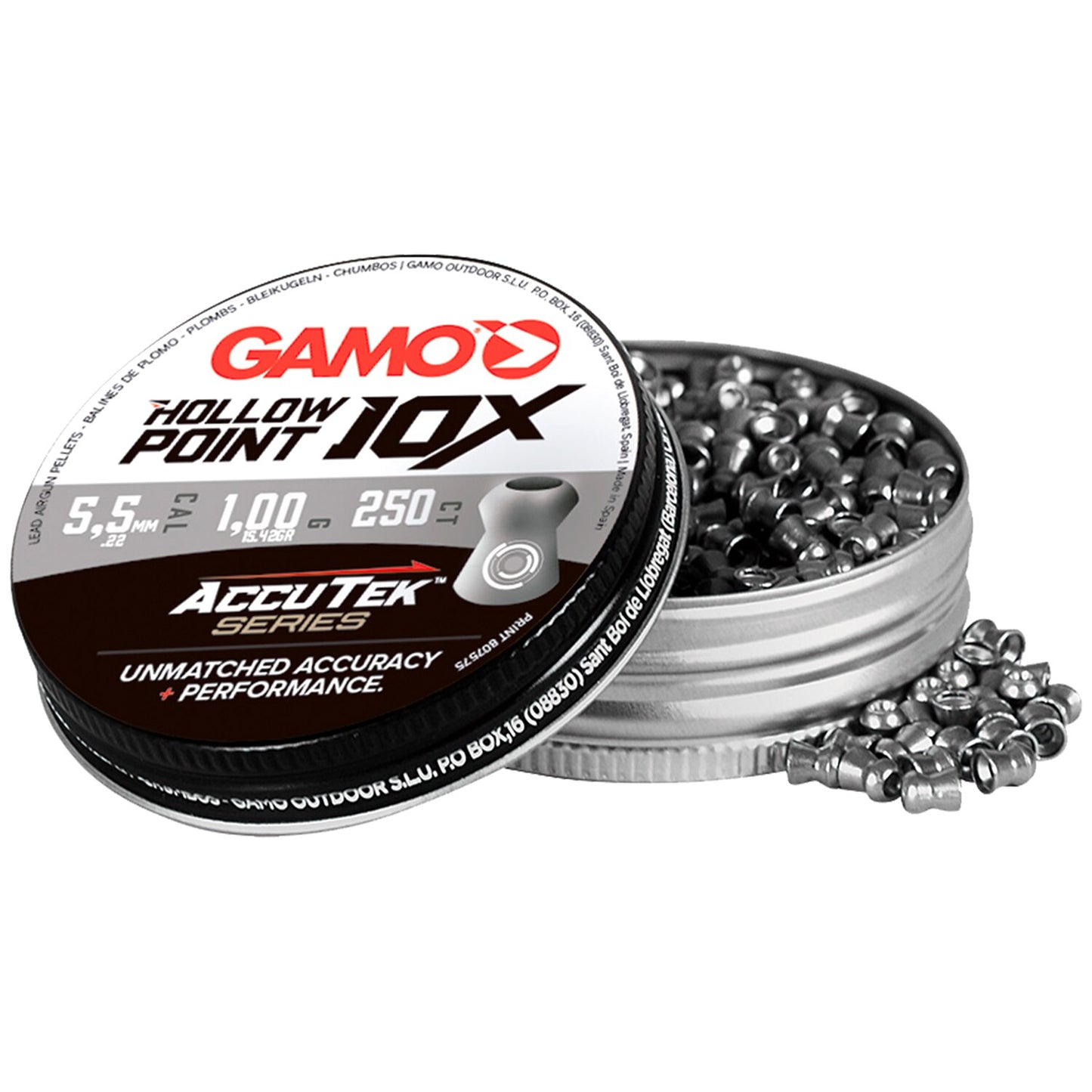 Śrut Gamo Hollow Point 10X Accutek 5,5 mm 250 szt.
