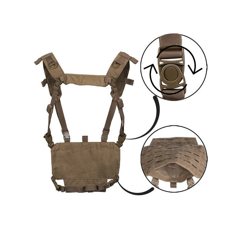 Kamizelka taktyczna Mil-Tec Chest Rig - BLK