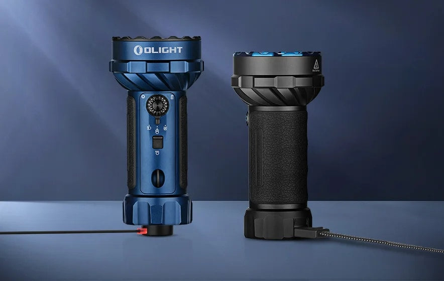 Latarka akumulatorowa Olight Marauder Mini 2 Midnight Blue - 10000 lumenów, zasięg 750 m