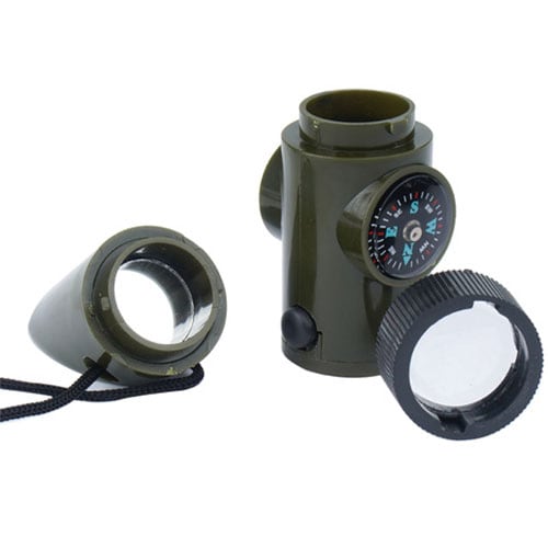 Gwizdek survivalowy Mil-Tec 6w1 - Olive