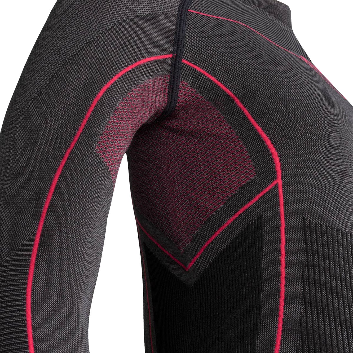 Bielizna termoaktywna damska Alpinus Mora Set - Graphite/Pink
