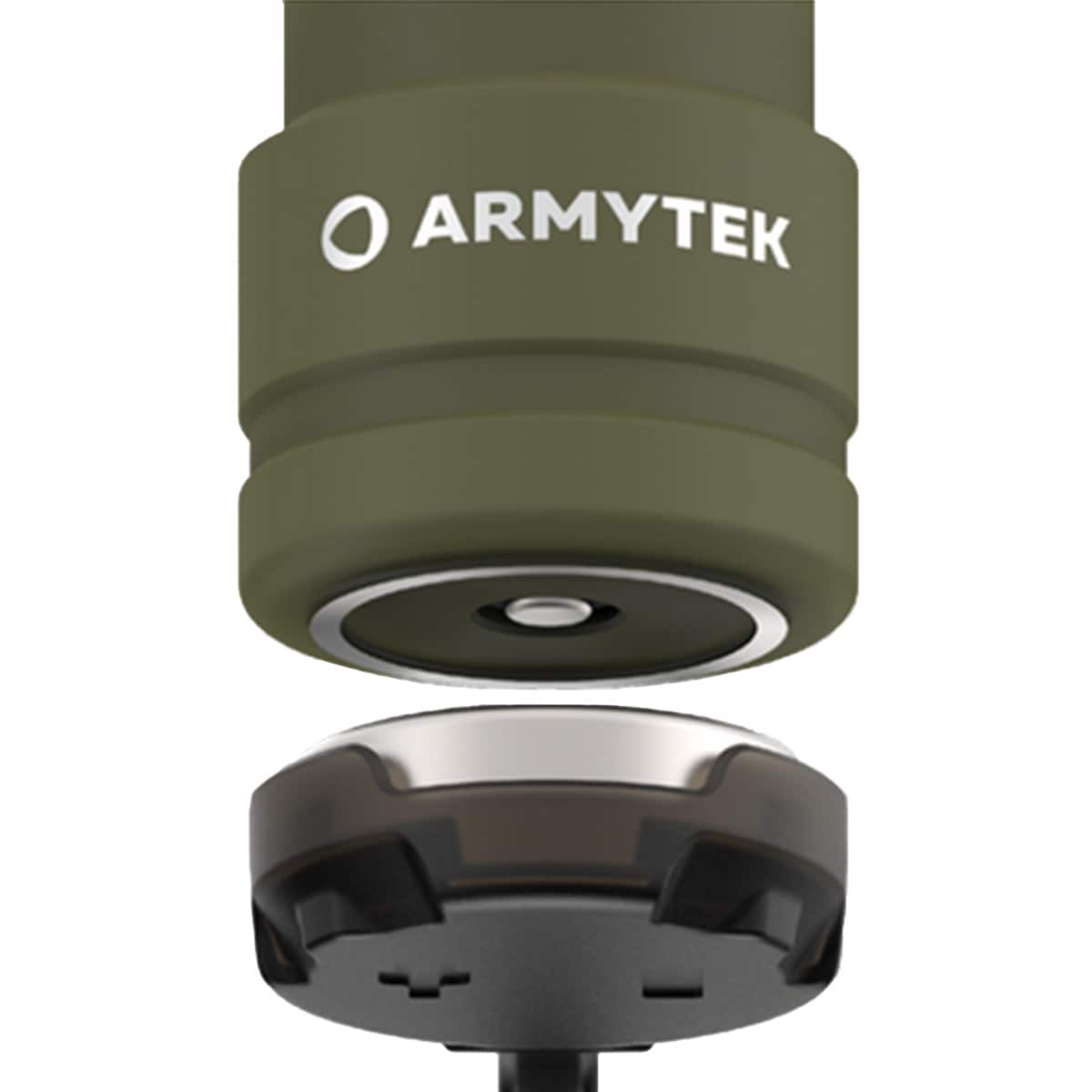 Latarka czołowa i kątowa Armytek Wizard C2 Pro Max Magnet USB White Olive - 4000 lumenów