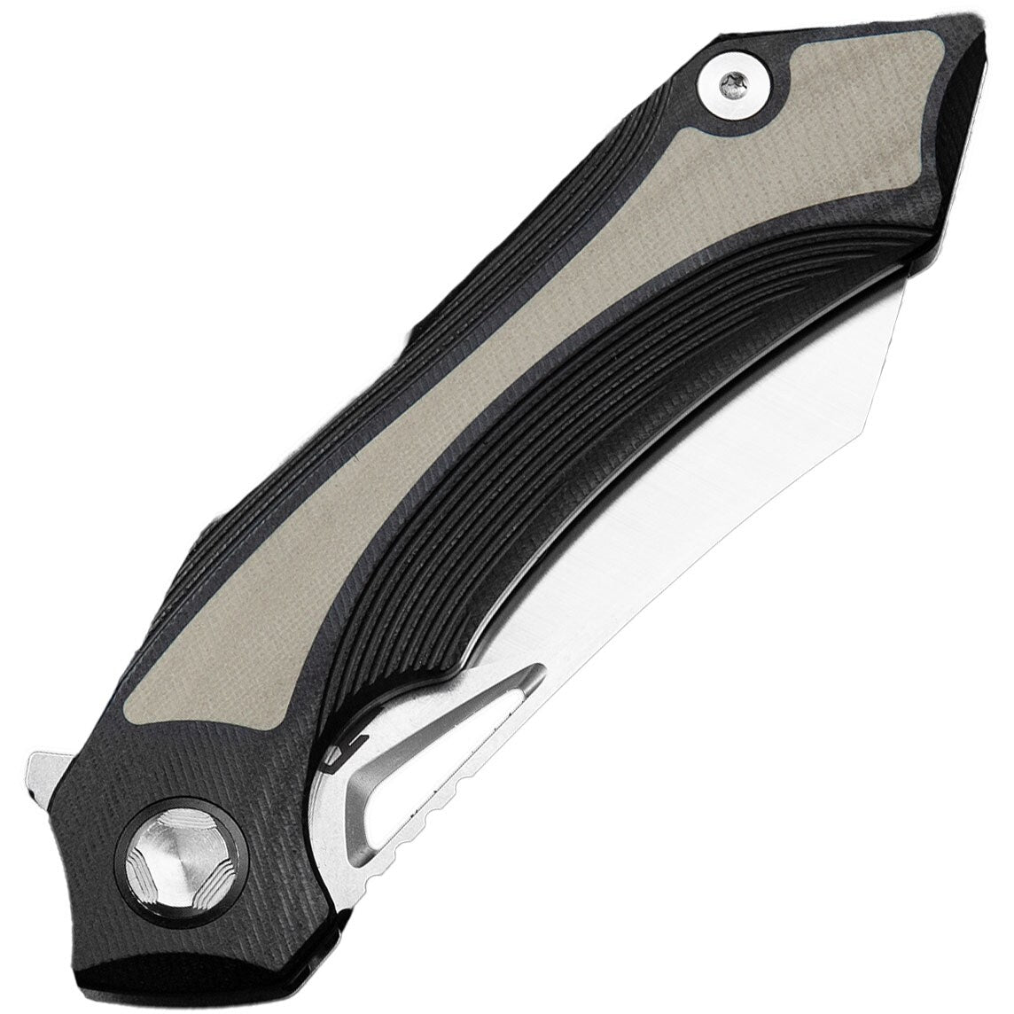 Nóż składany Bestech Knives Kasta - Black/Beige