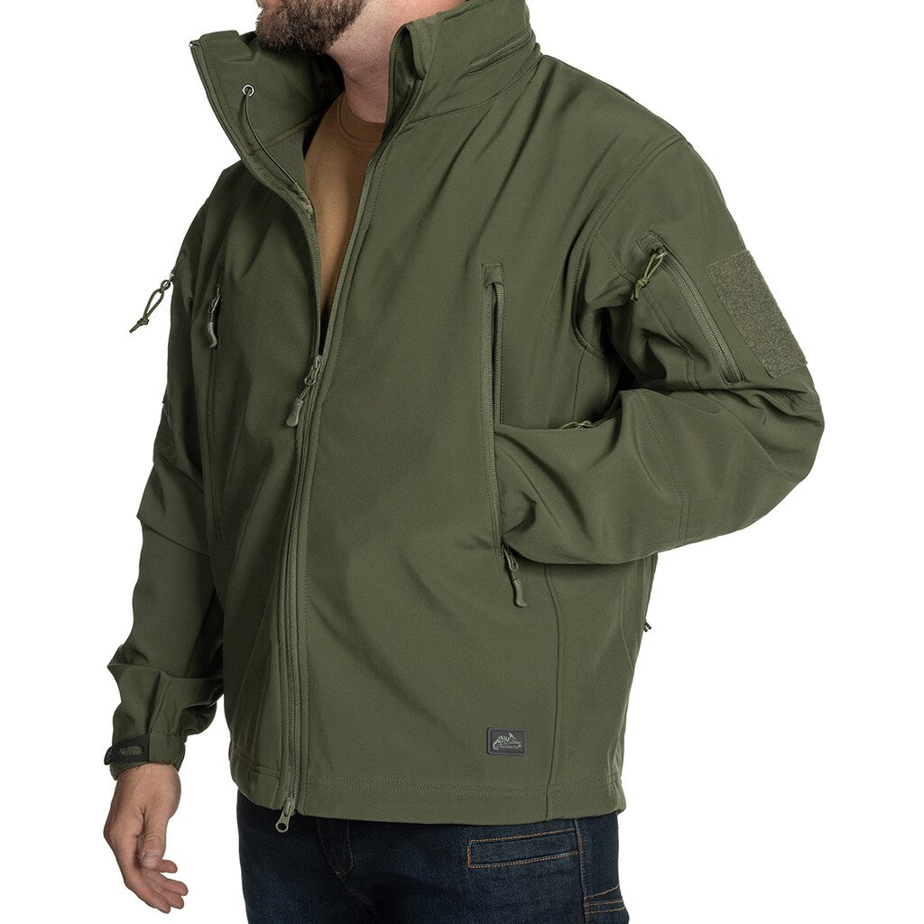 Kurtka Helikon Gunfighter Softshell Shark Skin Windblocker - Olive Green