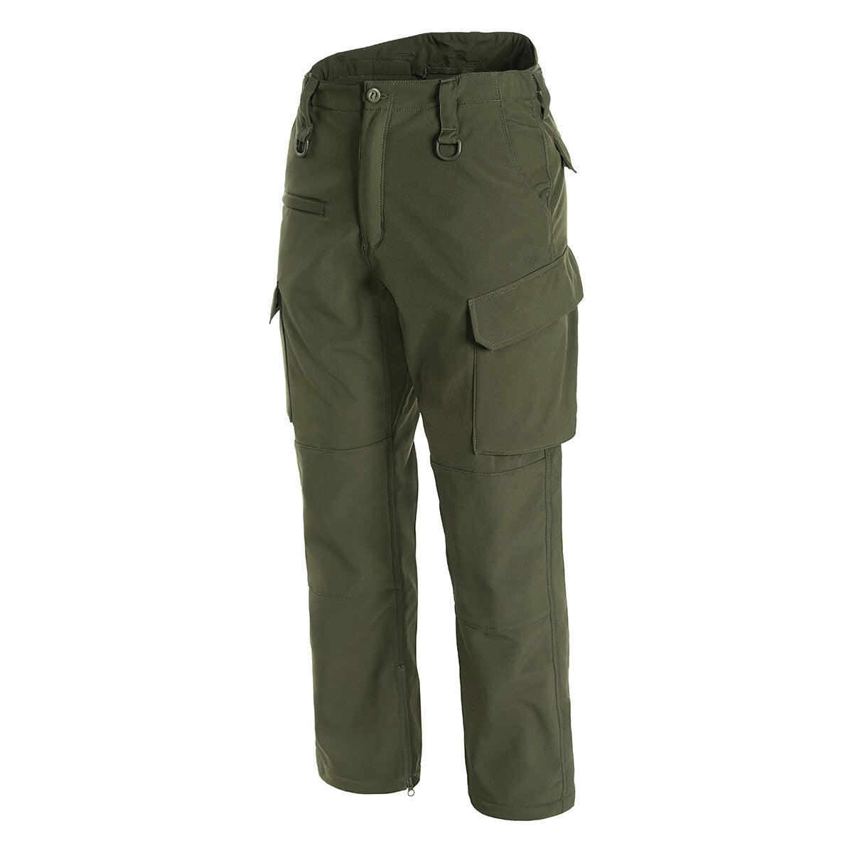 Spodnie ocieplane Mil-Tec Softshell Explorer wodoodporne - Olive