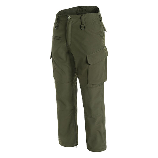 Spodnie ocieplane Mil-Tec Softshell Explorer wodoodporne - Olive