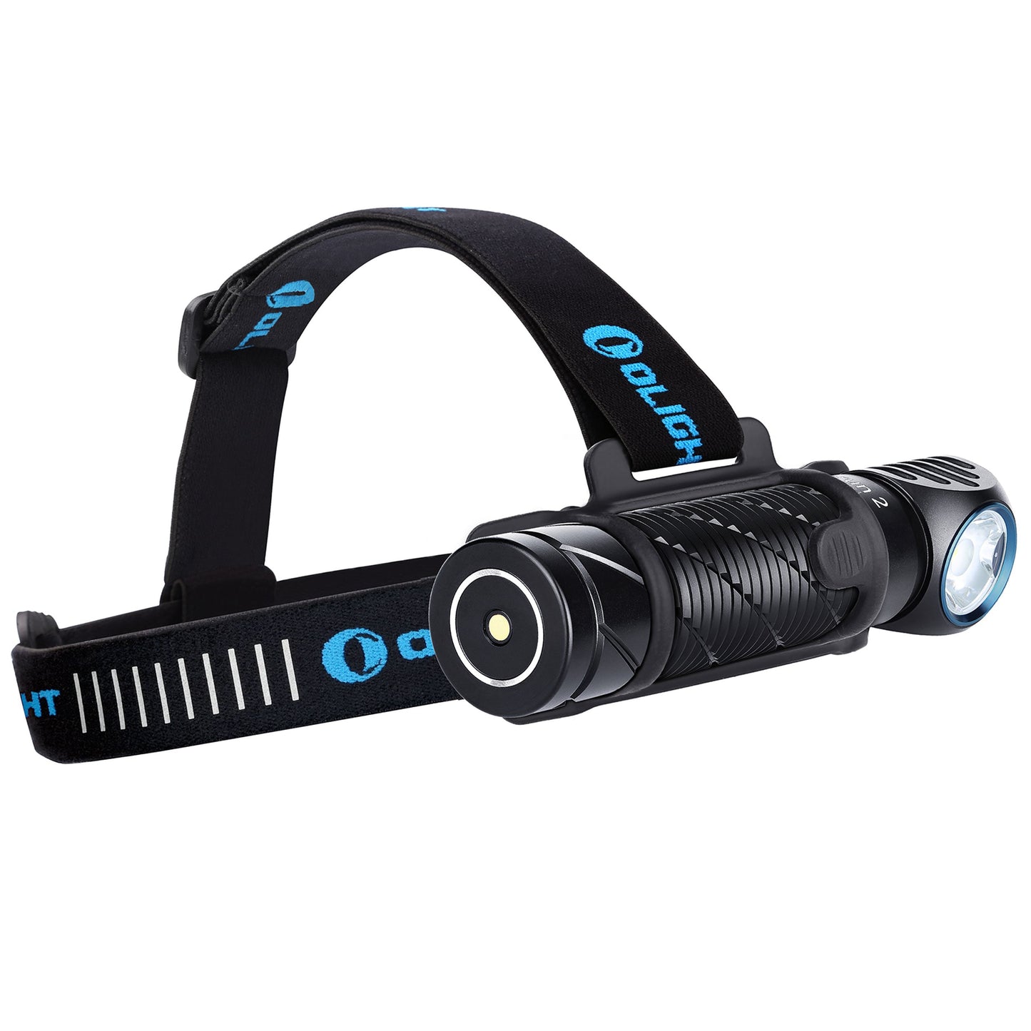 Latarka czołowa i kątowa Olight Perun 2 Cool White Kit Black z opaską - 2500 lumenów