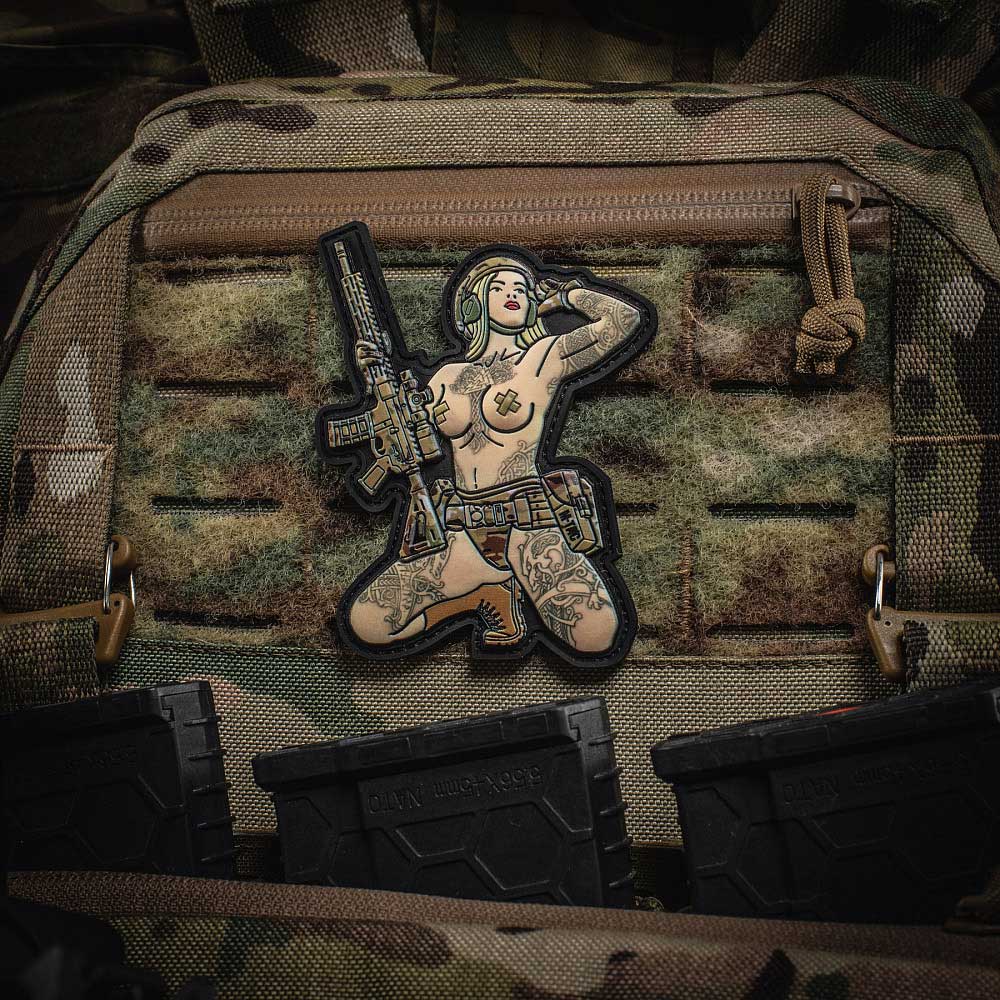 Naszywka M-Tac Tactical Girl No.1 Skandinavik PVC - MultiCam