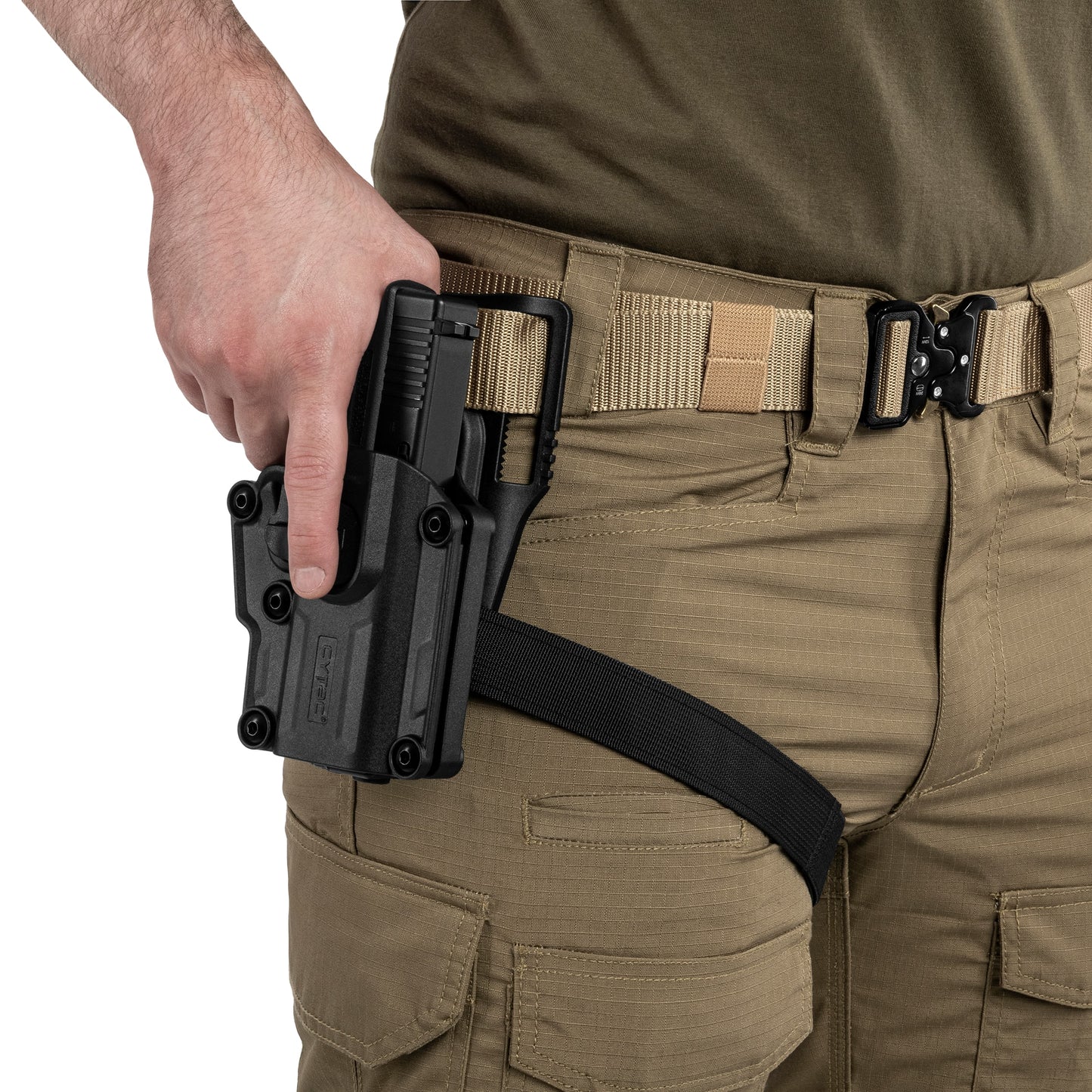 Kabura Cytac Mega-Fit Full Size Low Ride Belt Loop - Black