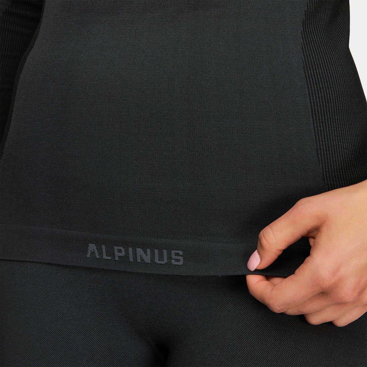 Bielizna termoaktywna damska Alpinus Moelv Set - Czarna