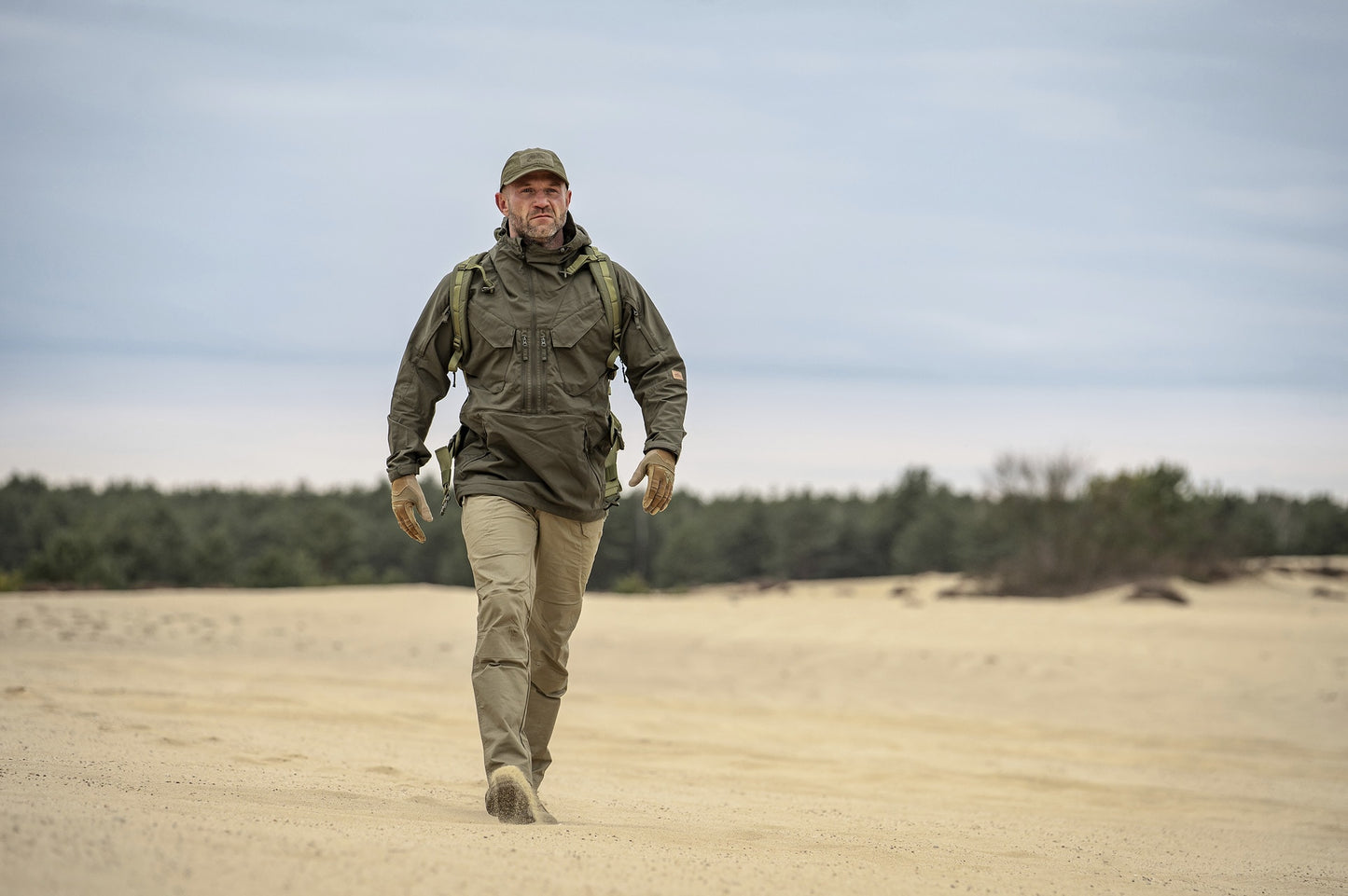Kurtka Helikon Pilgrim Anorak - Taiga Green
