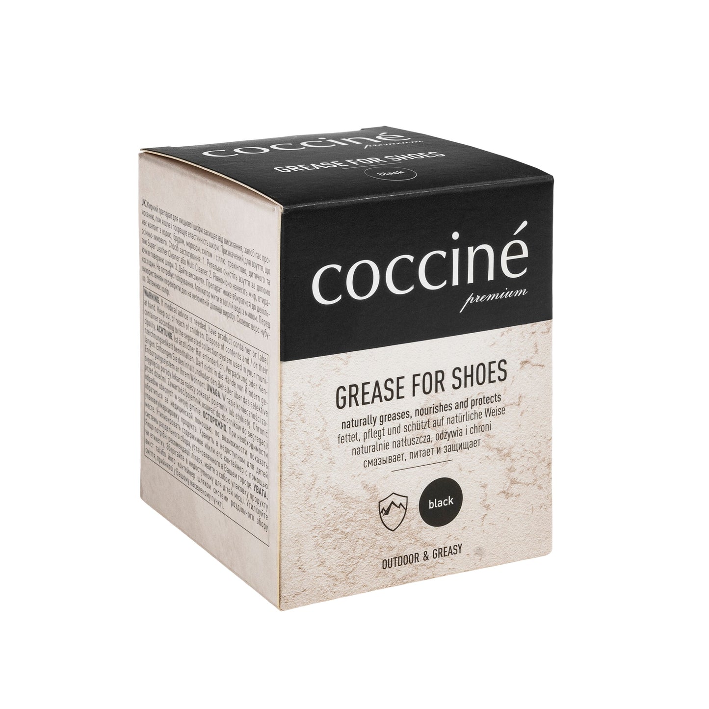 Tłuszcz Coccine do skór licowych 50 ml - czarny