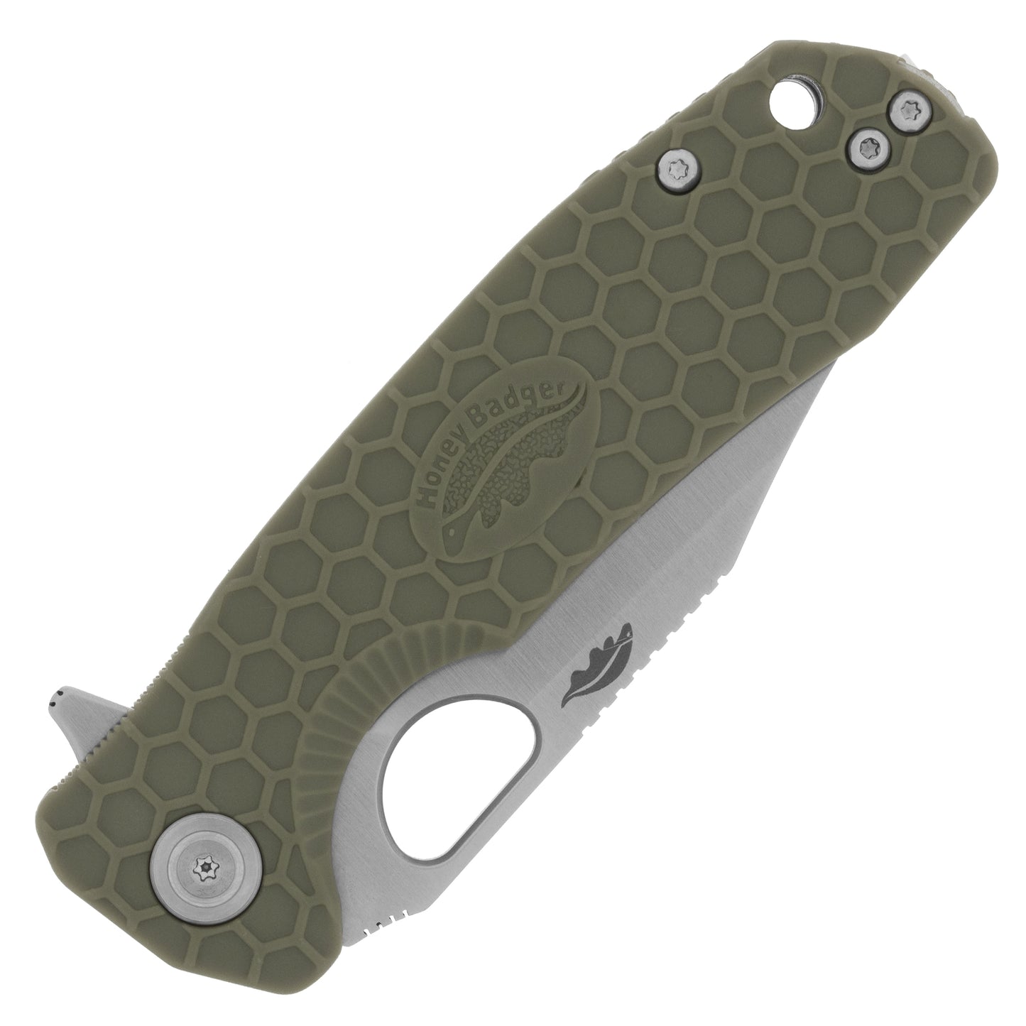 Nóż składany Honey Badger Clip-Point Medium 8Cr13MoV - Green
