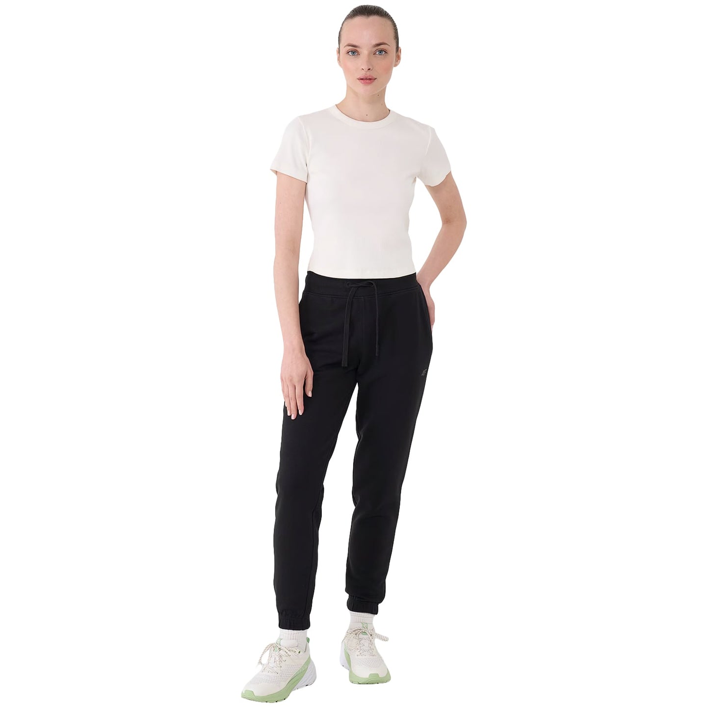 Spodnie dresowe damskie 4F F1138 - Czarne