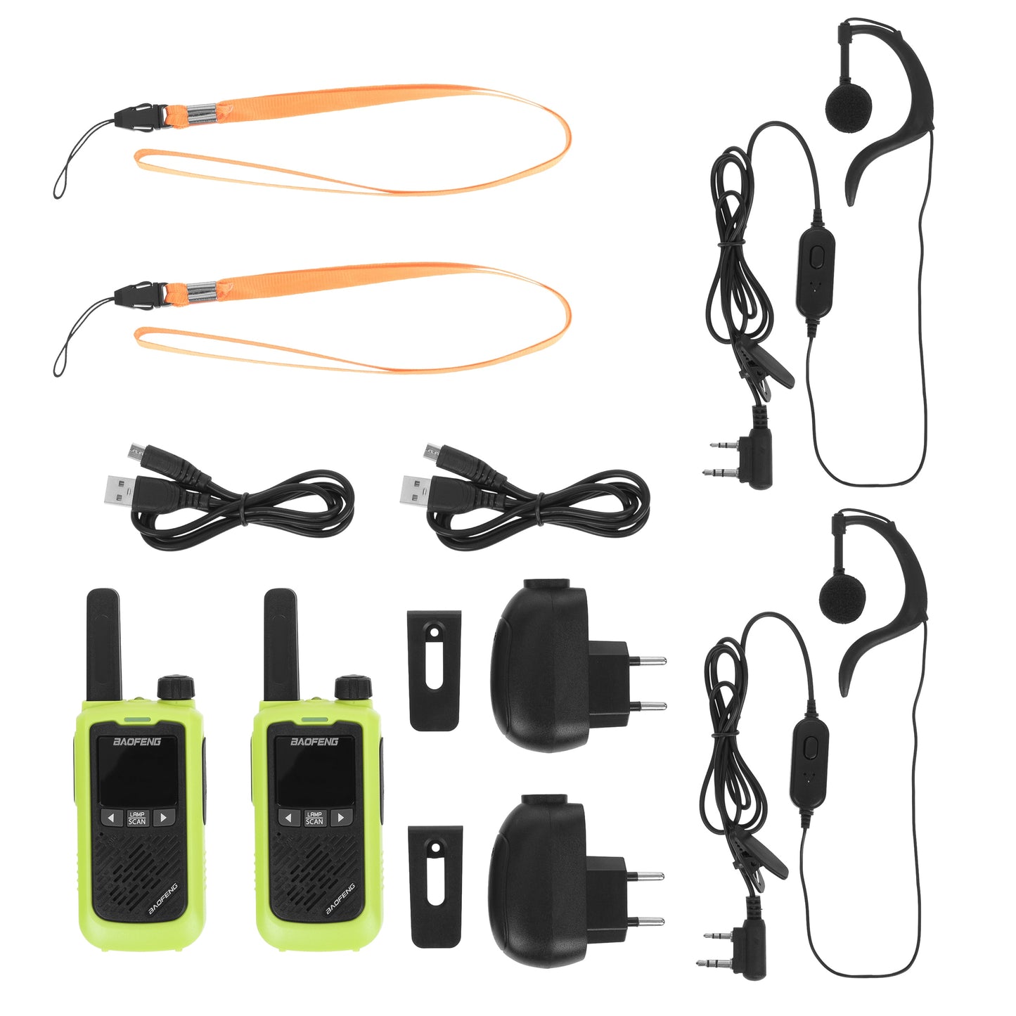 Radiotelefon Baofeng BF-T17 zielony - 2 szt.