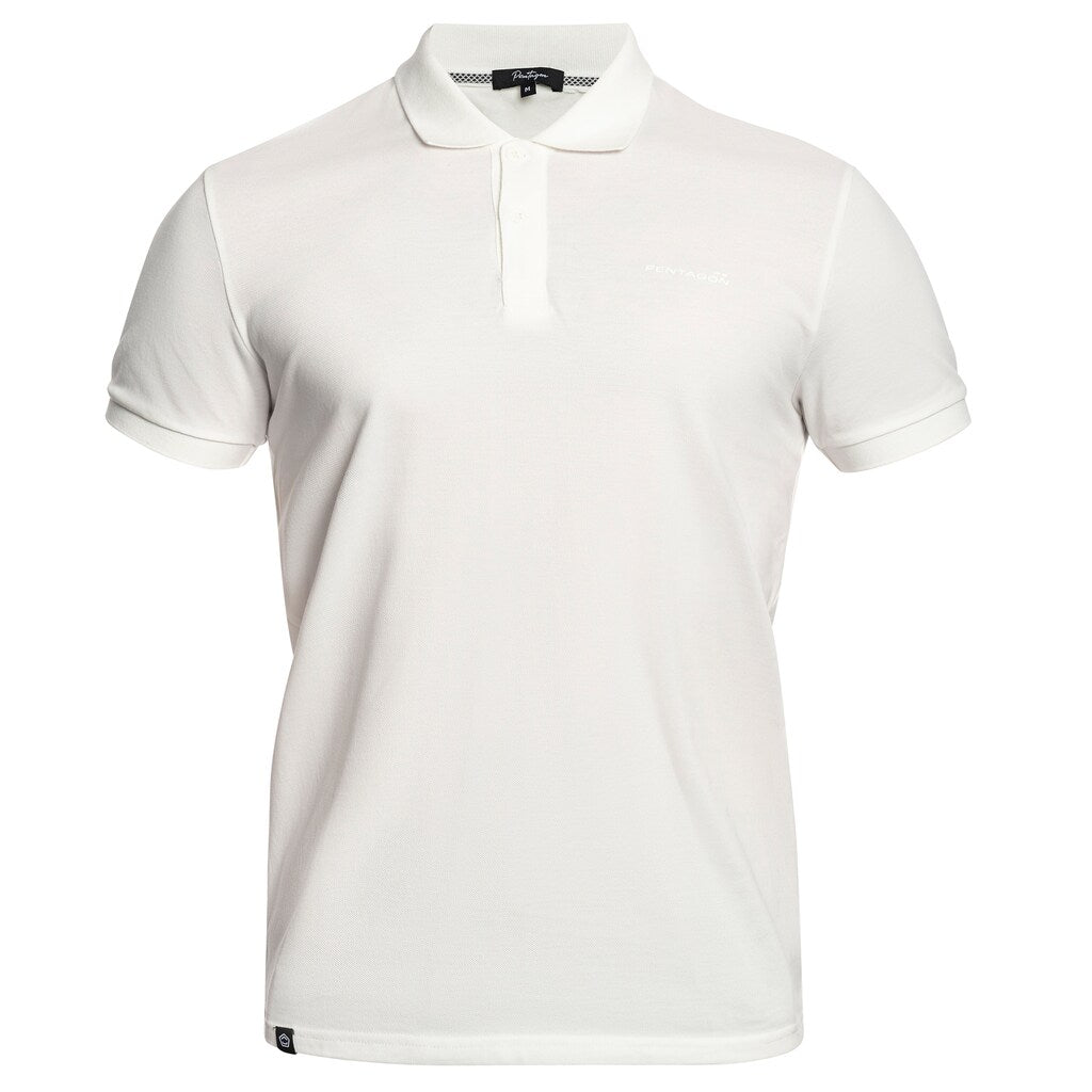 Koszulka polo Pentagon Moth Piquet - White