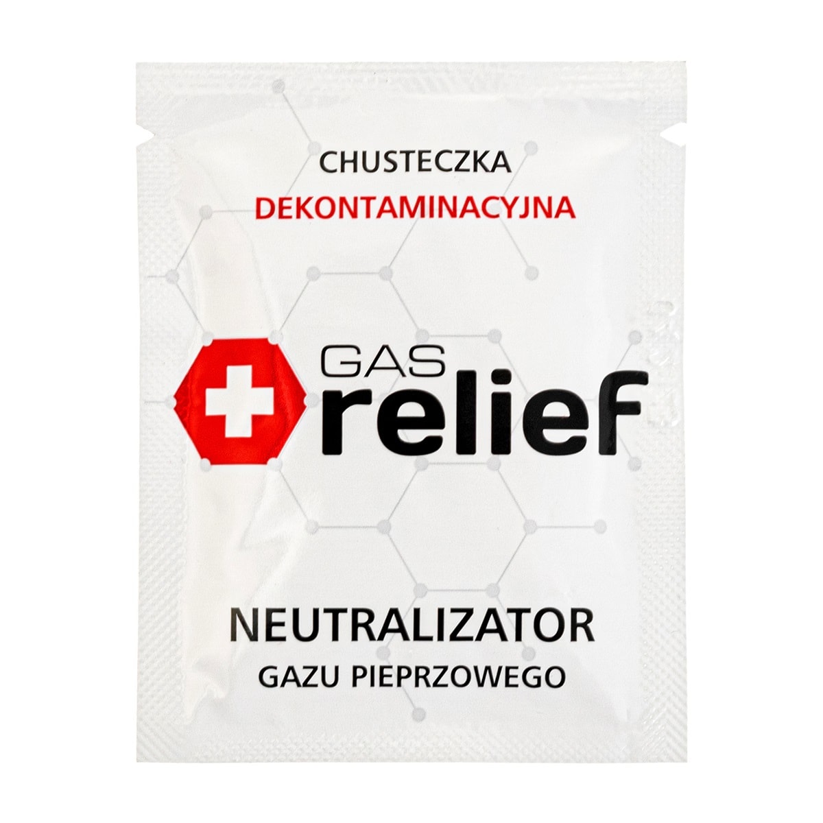 Gaz pieprzowy Military Gas 75 ml stożek + chusteczka neutralizująca Gas Relief + kabura - zestaw