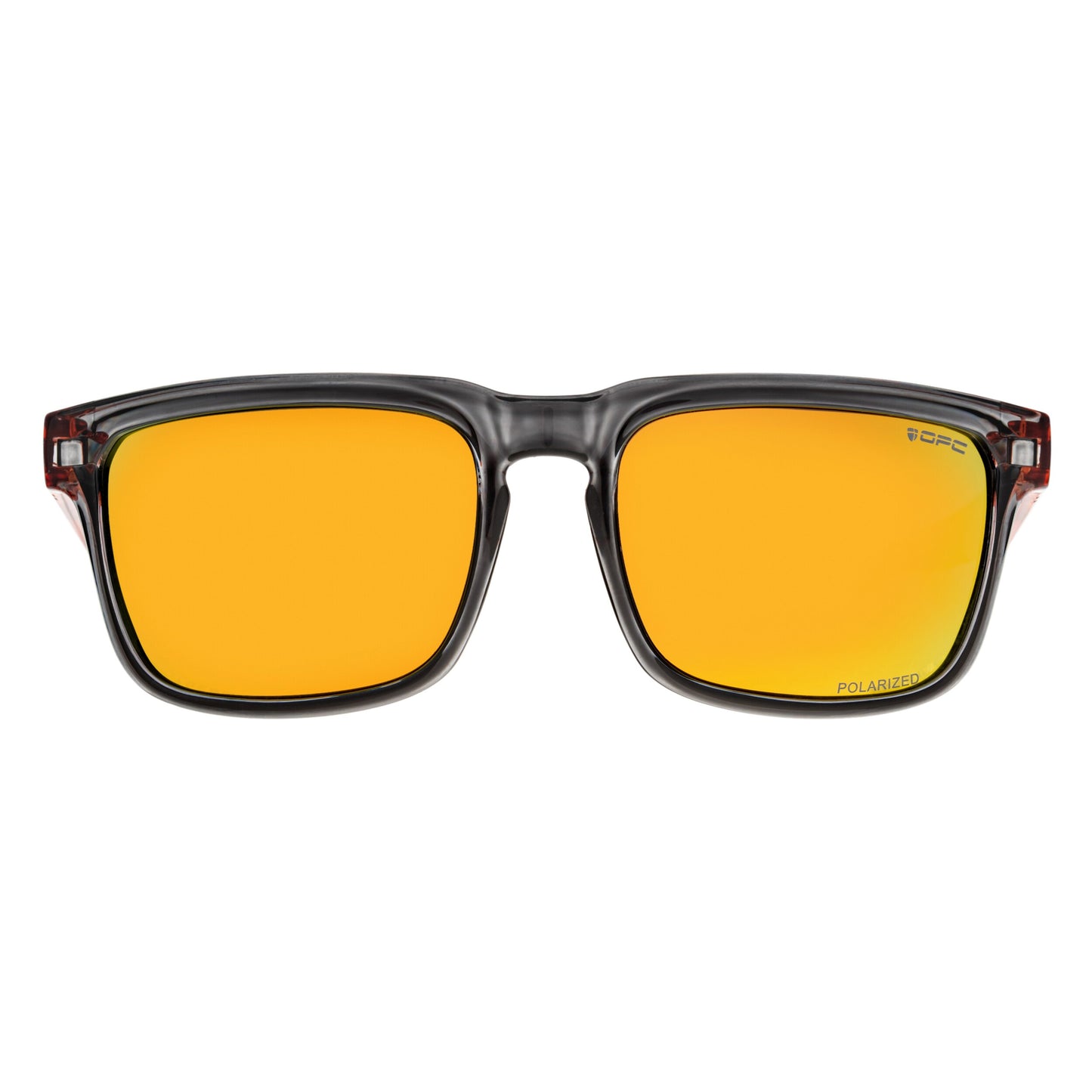 Okulary przeciwsłoneczne OPC Lifestyle California Black/Orange Revo z polaryzacją