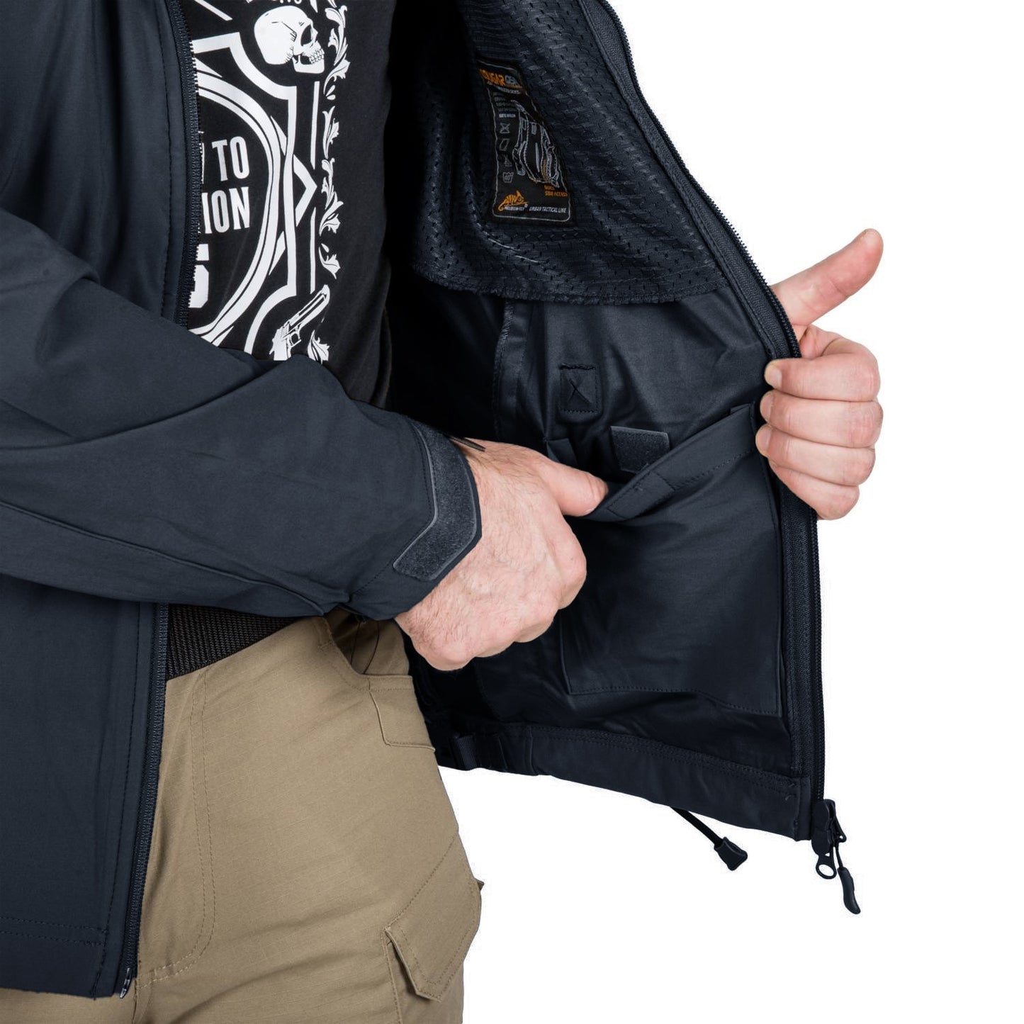 Kurtka Helikon Cougar Softshell Windblocker QSA HID - Navy Blue