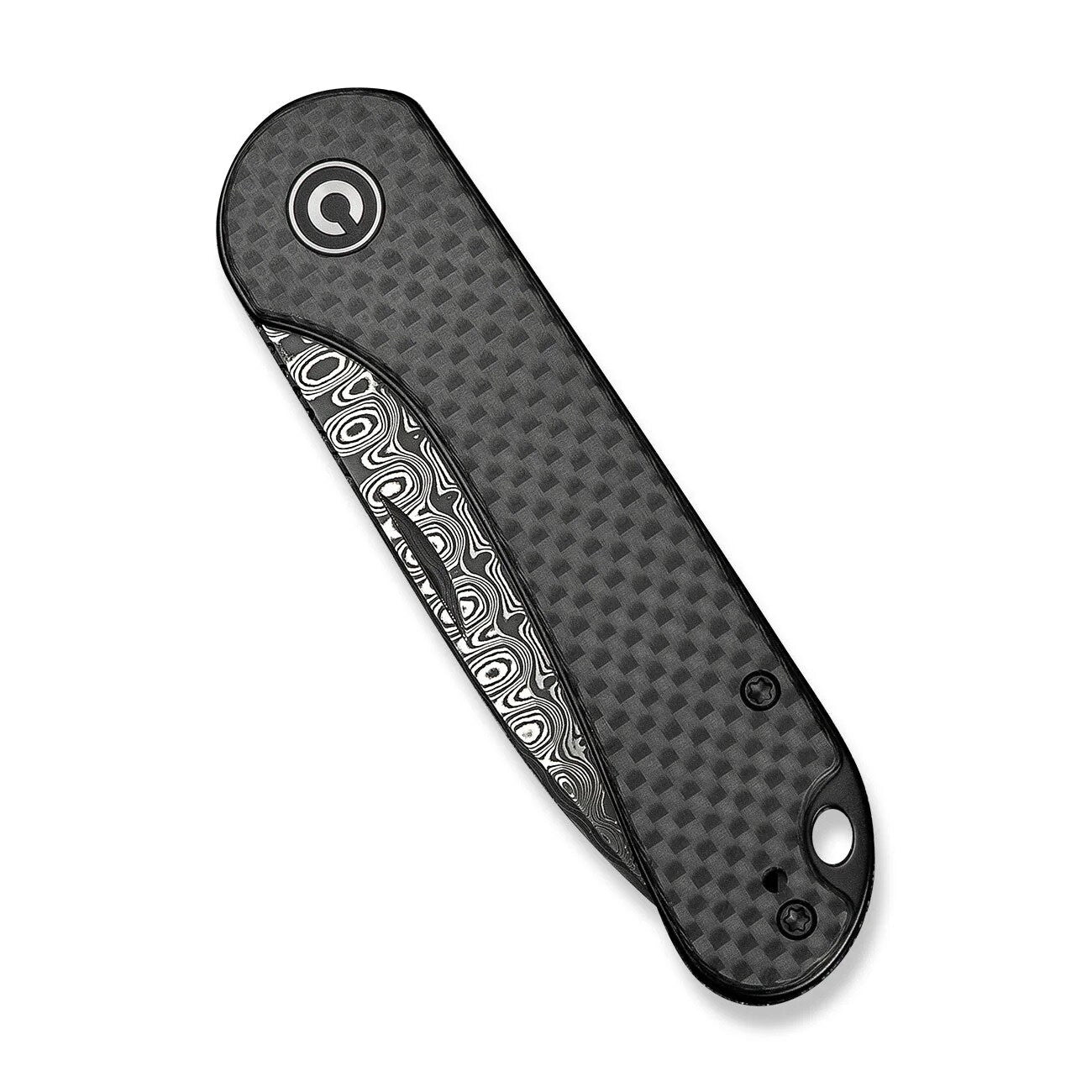 Nóż składany Civivi Elementum Carbon Fiber - Damascus