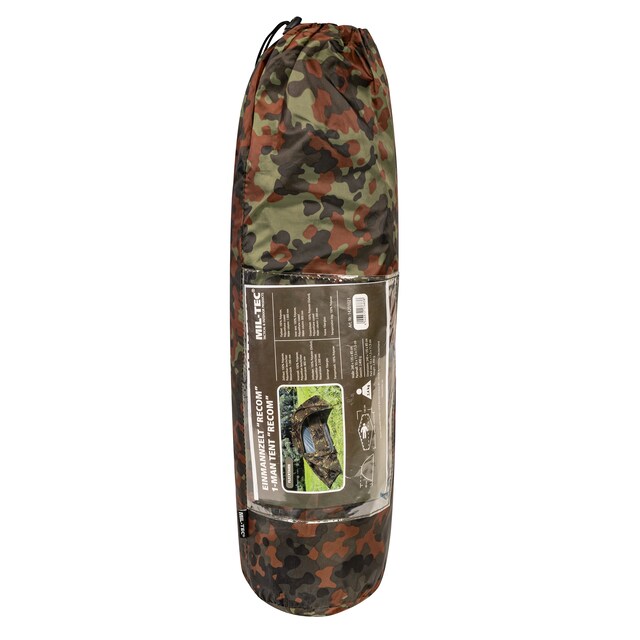 Namiot 1-osobowy norka Mil-Tec Recom - Flecktarn