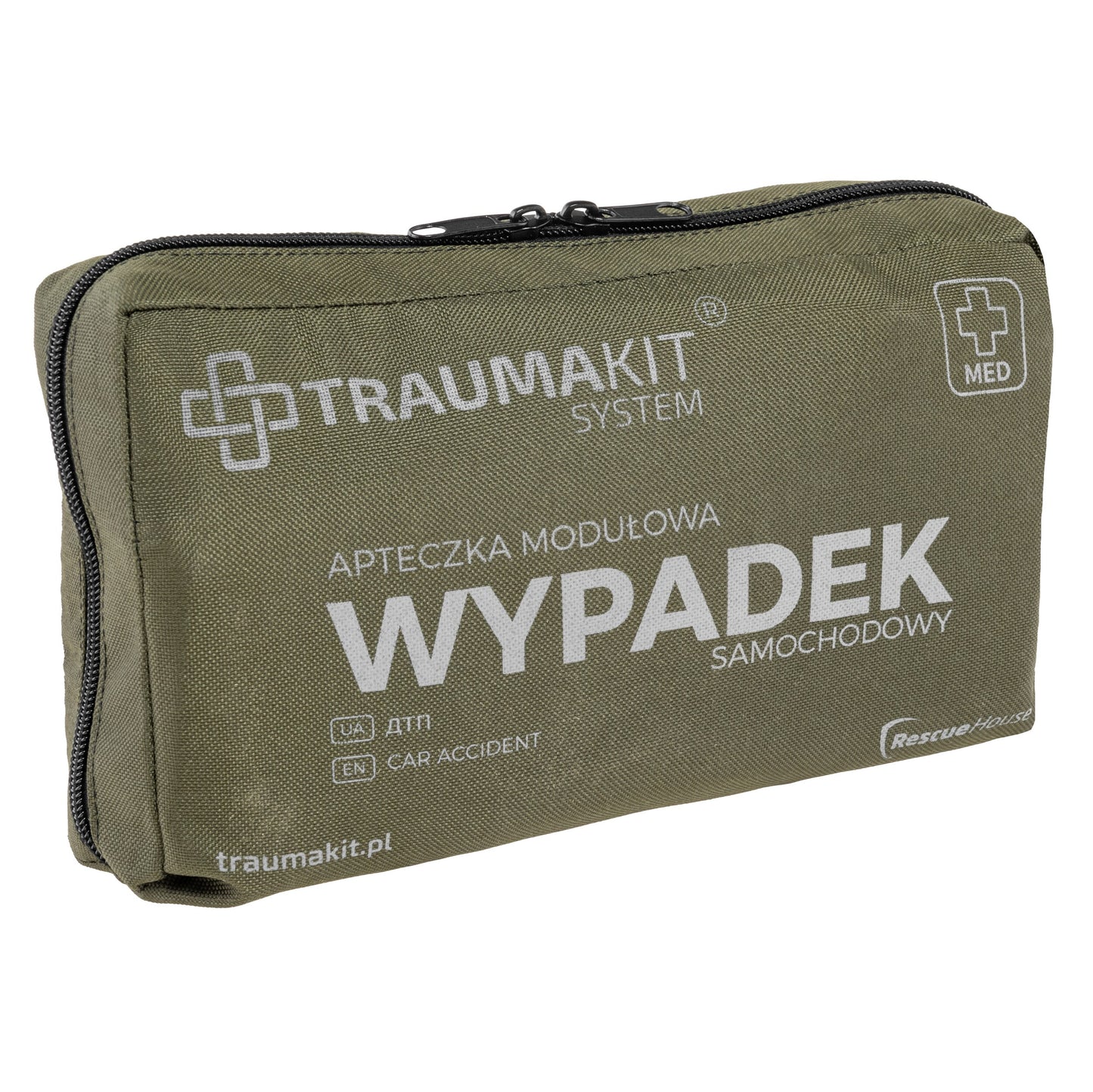 Apteczka modułowa AedMax Trauma Kit W Zielona - Wypadek
