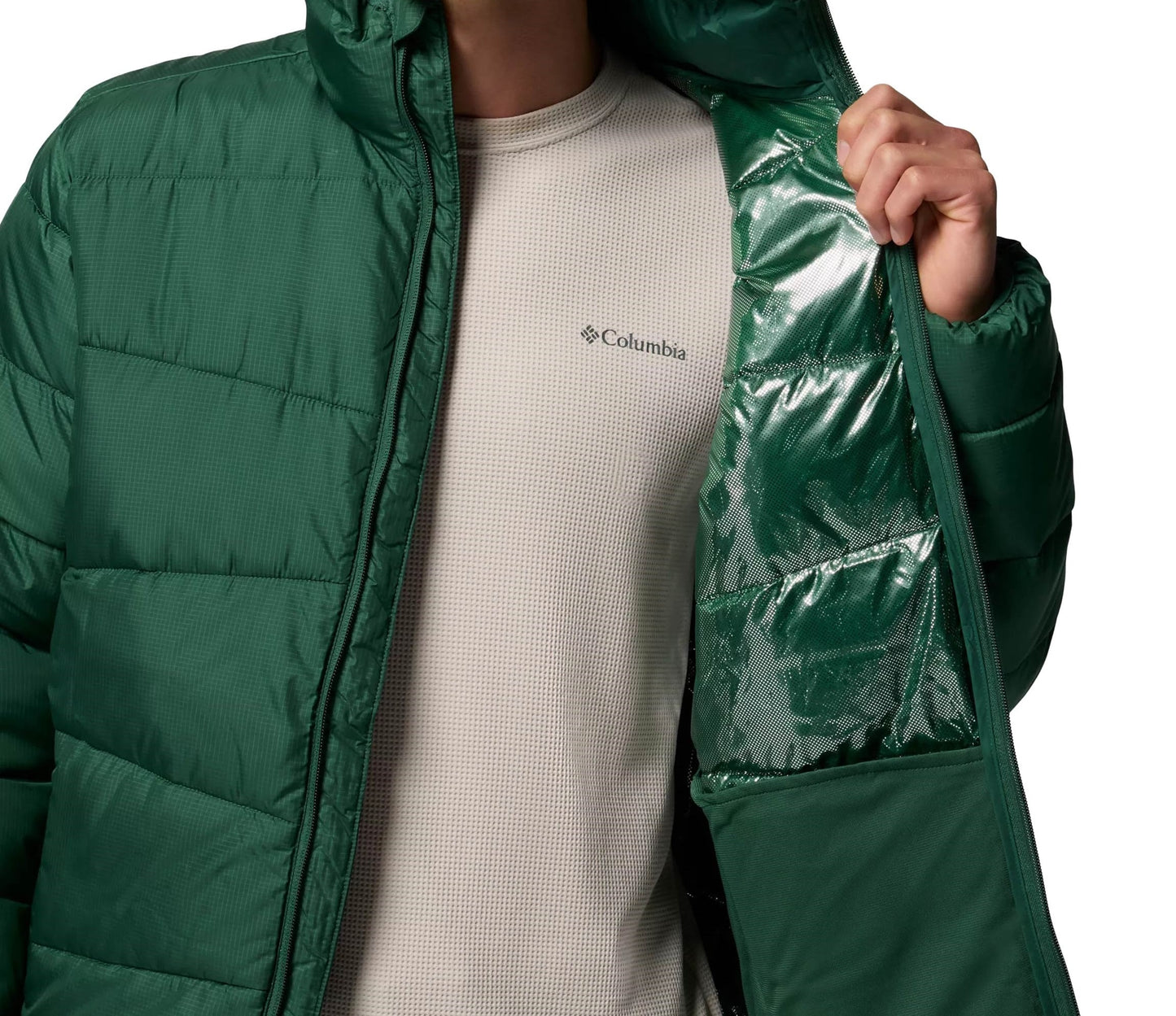 Kurtka Columbia Fivemile Butte II Hooded - Rain Forest
