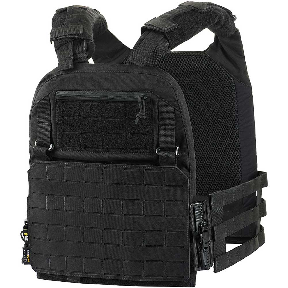 Kamizelka taktyczna typu Plate Carrier M-Tac Cuirass QRS Gen. II Black - na płyty rozmiar L/XL