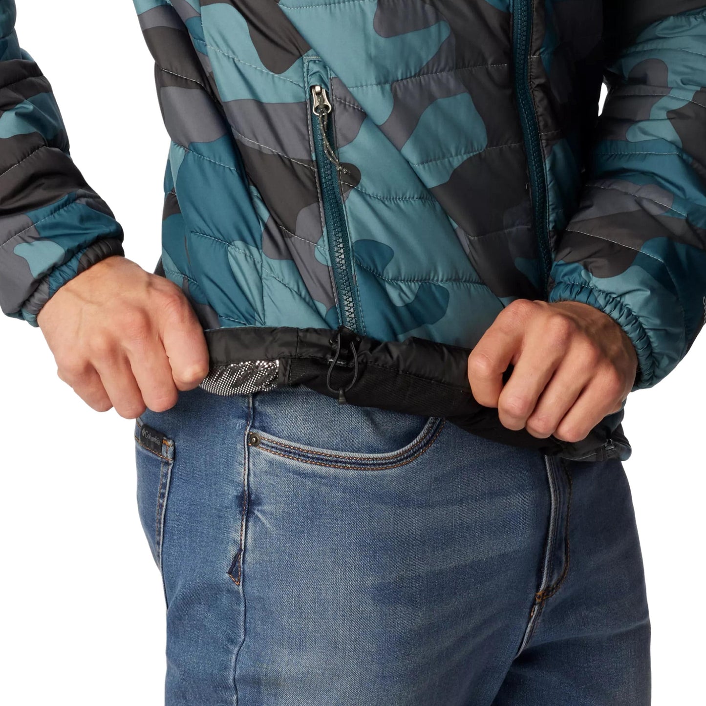 Kurtka Columbia Powder Lite Hooded Jacket - Metal Mod Camo