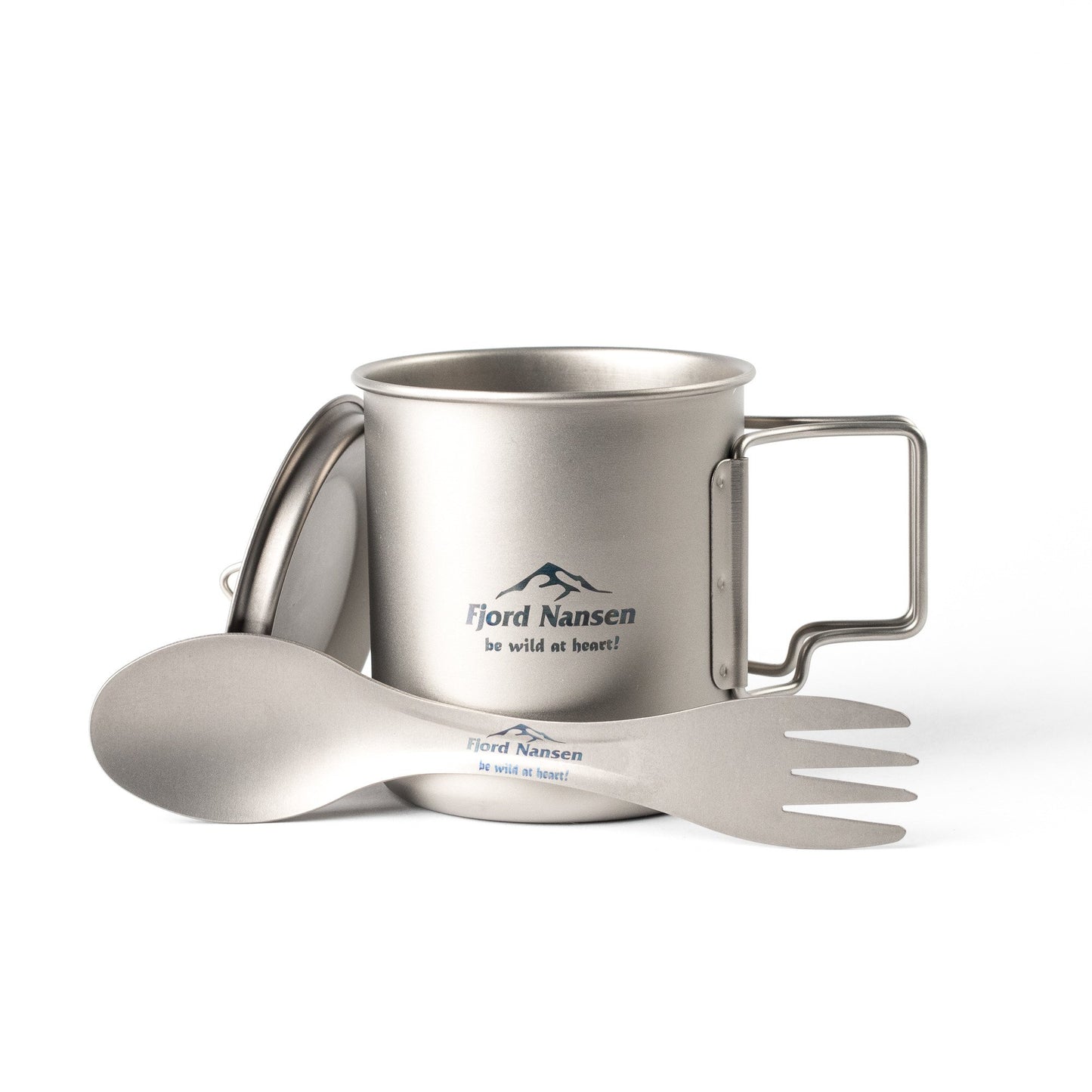 Zestaw kubek + spork Fjord Nansen Jacon Titanium Set