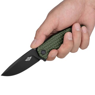 Nóż składany Oknife Spurdog OD Green - stal narzędziowa D2