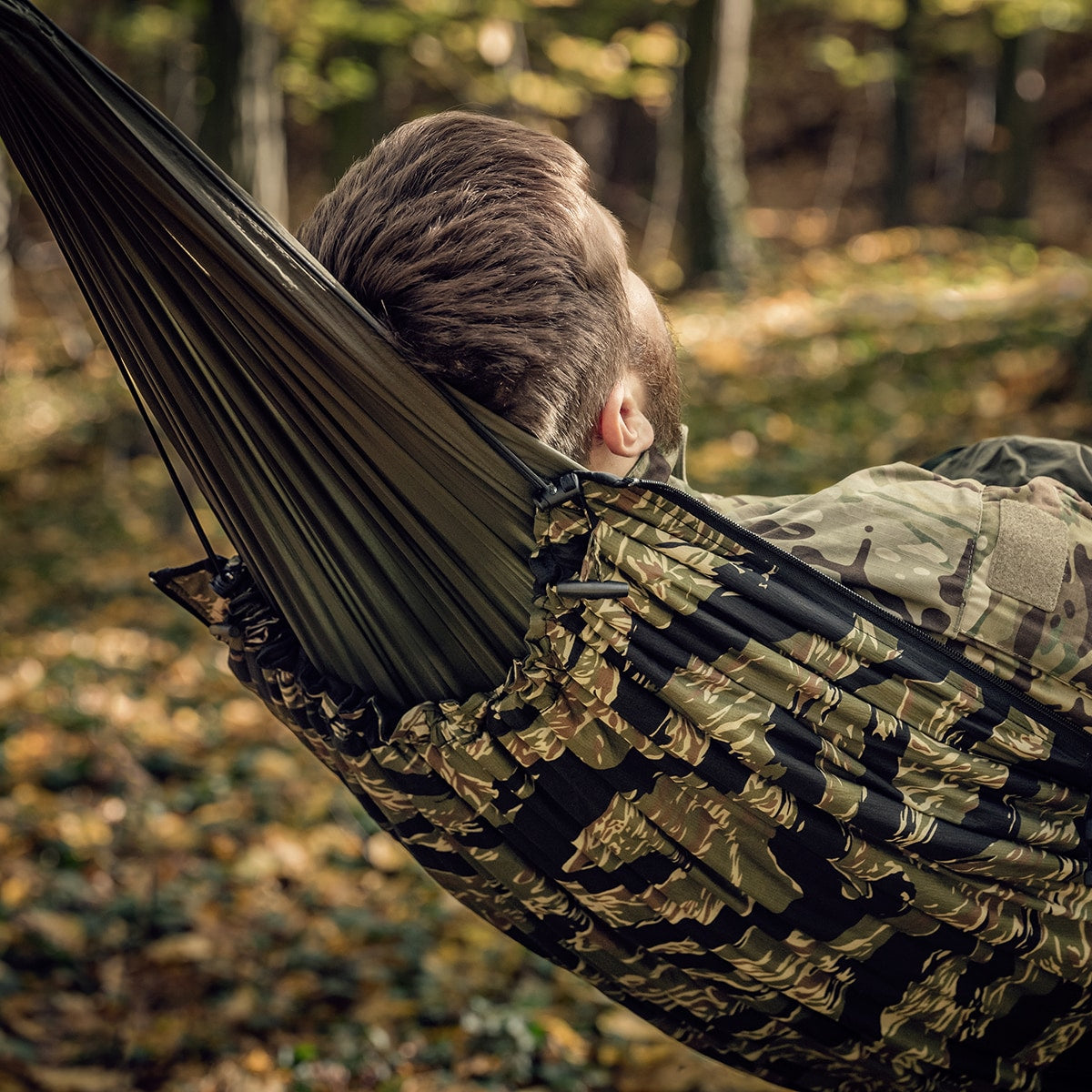 Ponczo Helikon Swagman Roll Climashield Apex z funkcją śpiwora - Tiger Stripe