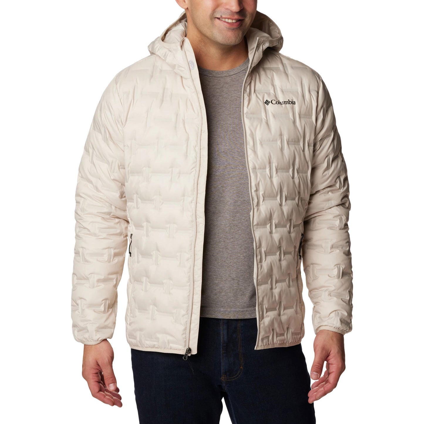 Kurtka Columbia Delta Ridge Down Hooded - Dark Stone