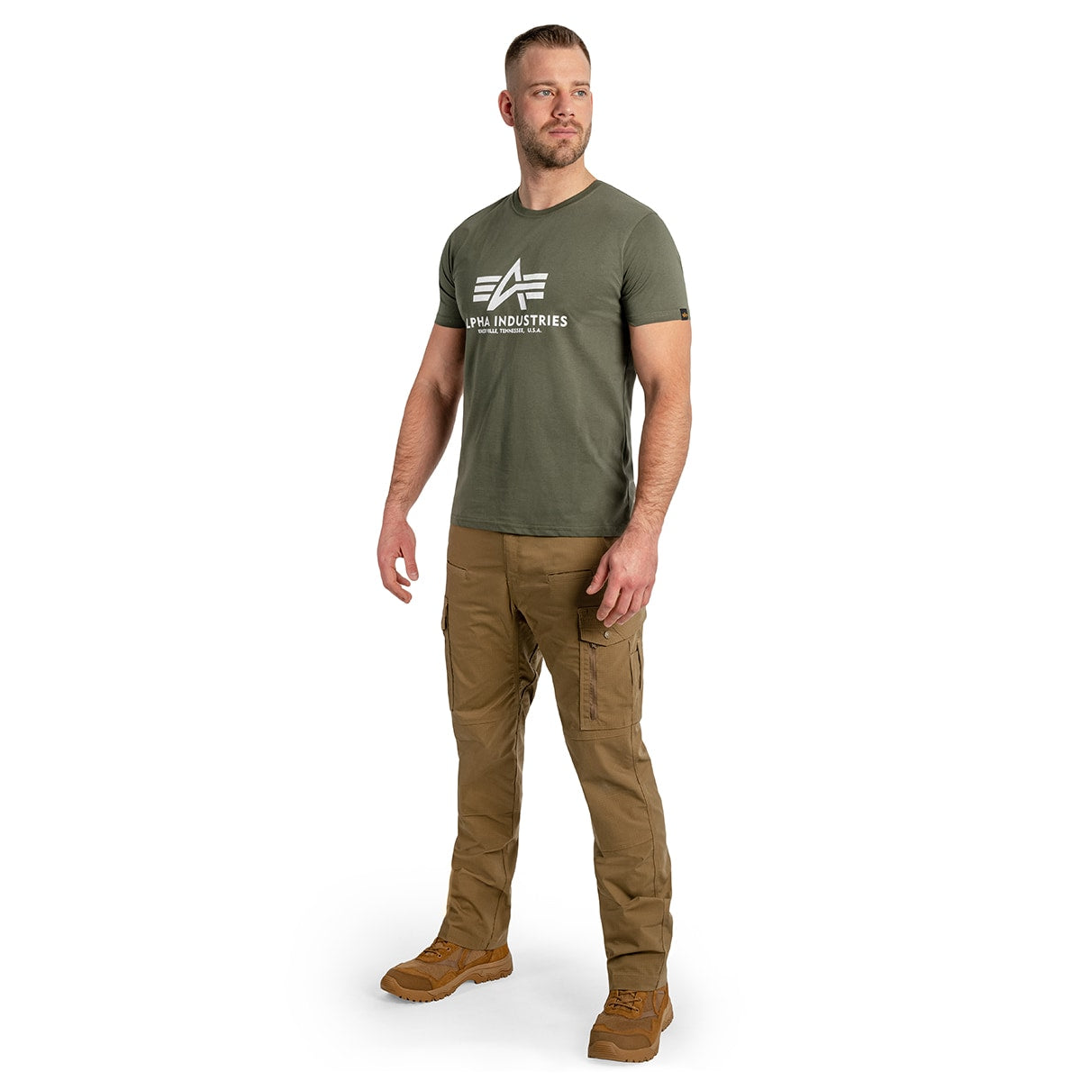 Koszulka T-shirt Alpha Industries Basic - Dark Olive