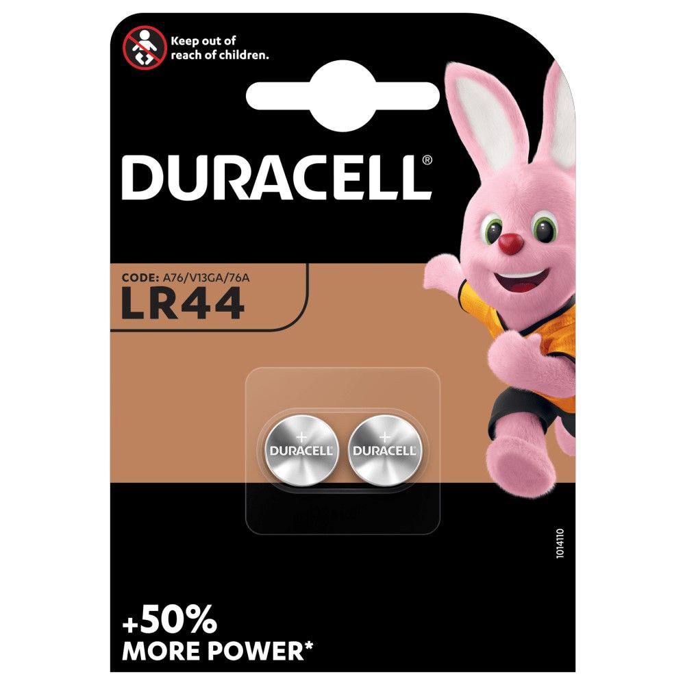 Bateria alkaliczna 1,5 V Duracell LR44 - 2 szt.