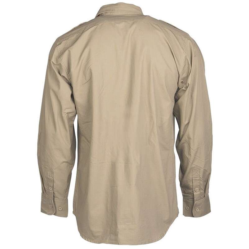 Koszula taktyczna Mil-Tec Tropical Ripstop Long Sleeve - Khaki