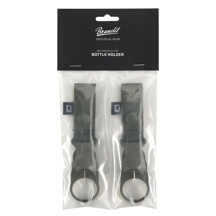 Uchwyt na butelkę Brandit Belt and Molle Loop Bottle Holder 2 szt. - Olive