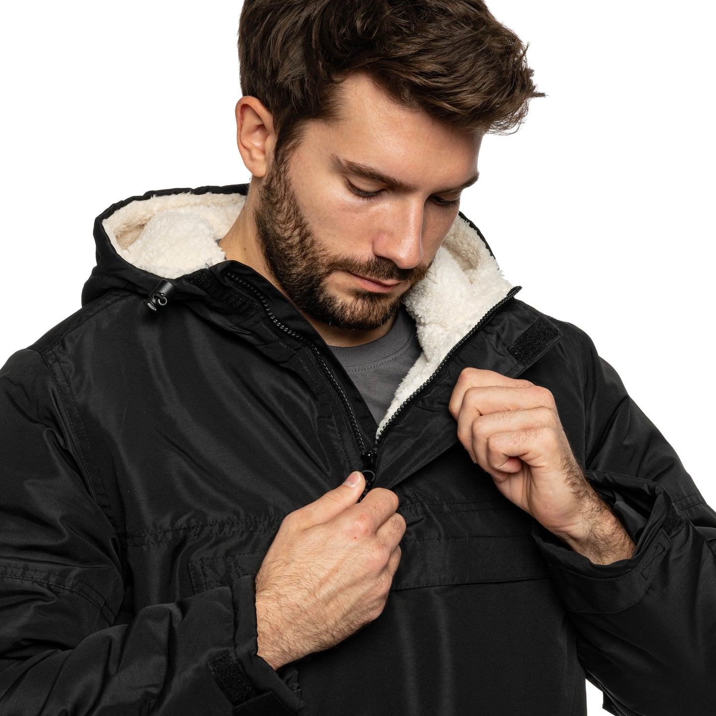 Kurtka Brandit Sherpa Windbreaker - Black