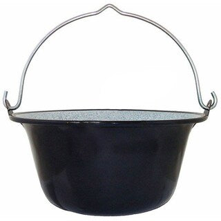 Kociołek węgierski polowy emaliowany MFH 14L Black