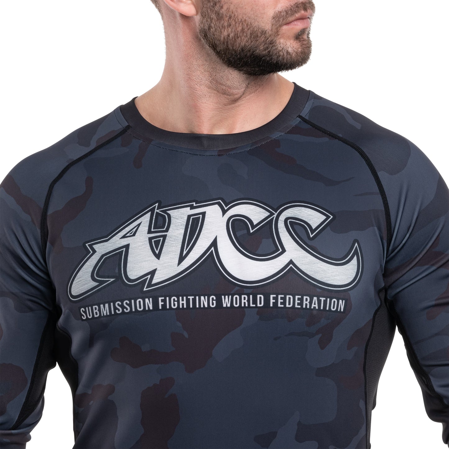 Koszulka termoaktywna Pitbull LongSleeve Rashguard ADCC - Camo