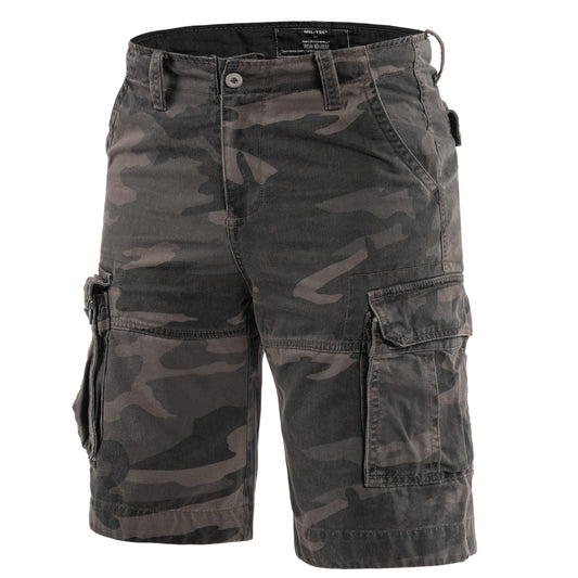 Szorty Mil-Tec Vintage Prewash - Dark Camo