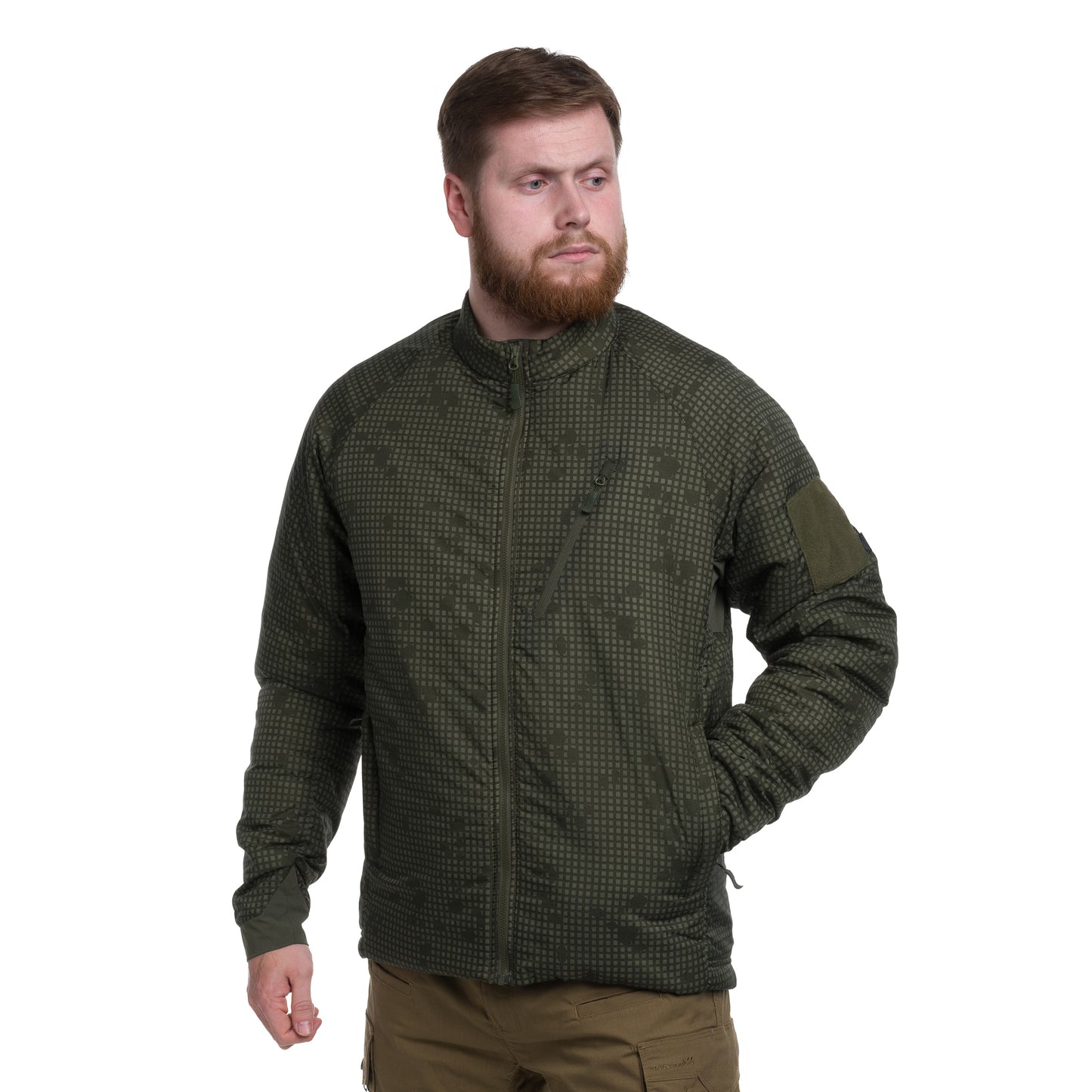 Kurtka Helikon Wolfhound Climashield Apex - Desert Night Camo