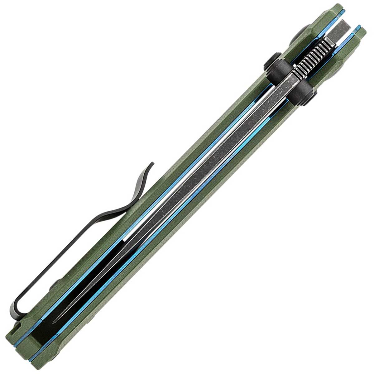 Nóż składany Oknife Rubato OD Green - stal nierdzewna 154CM