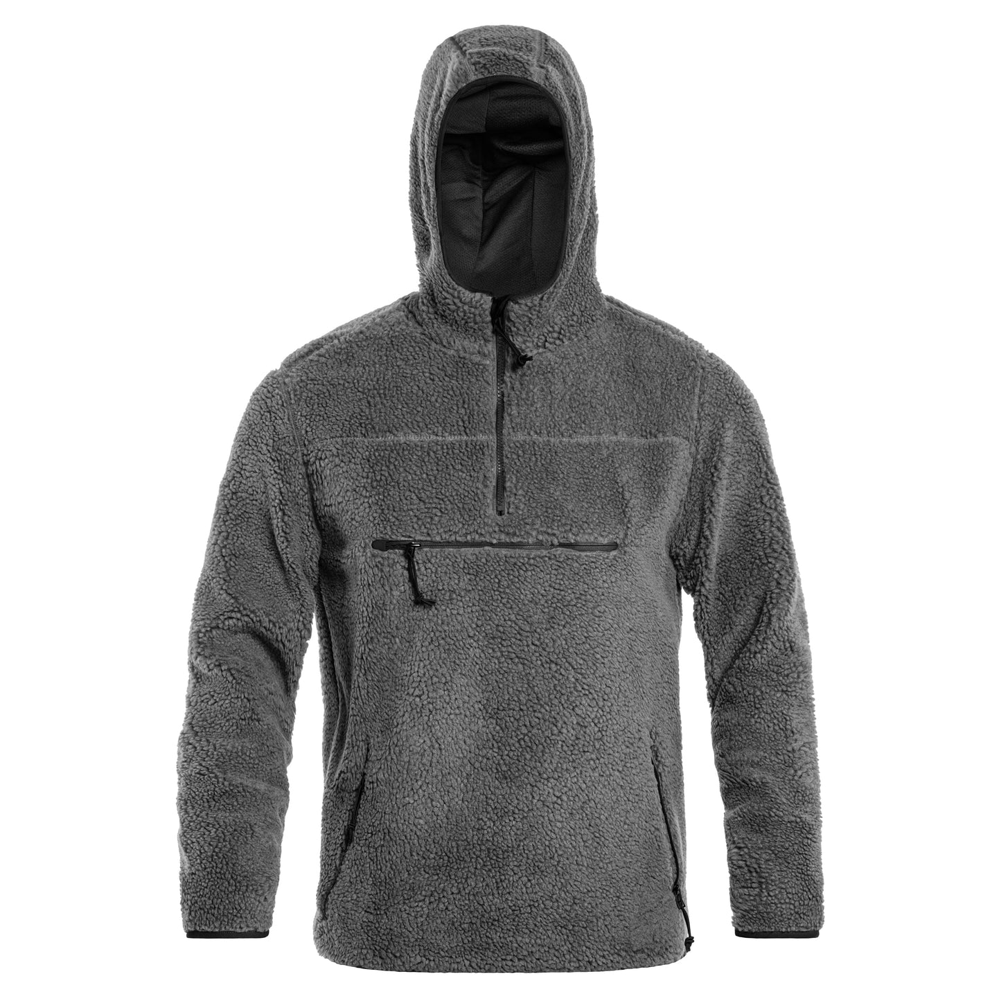 Polar Brandit Teddyfleece Worker Pullover - Anthracite