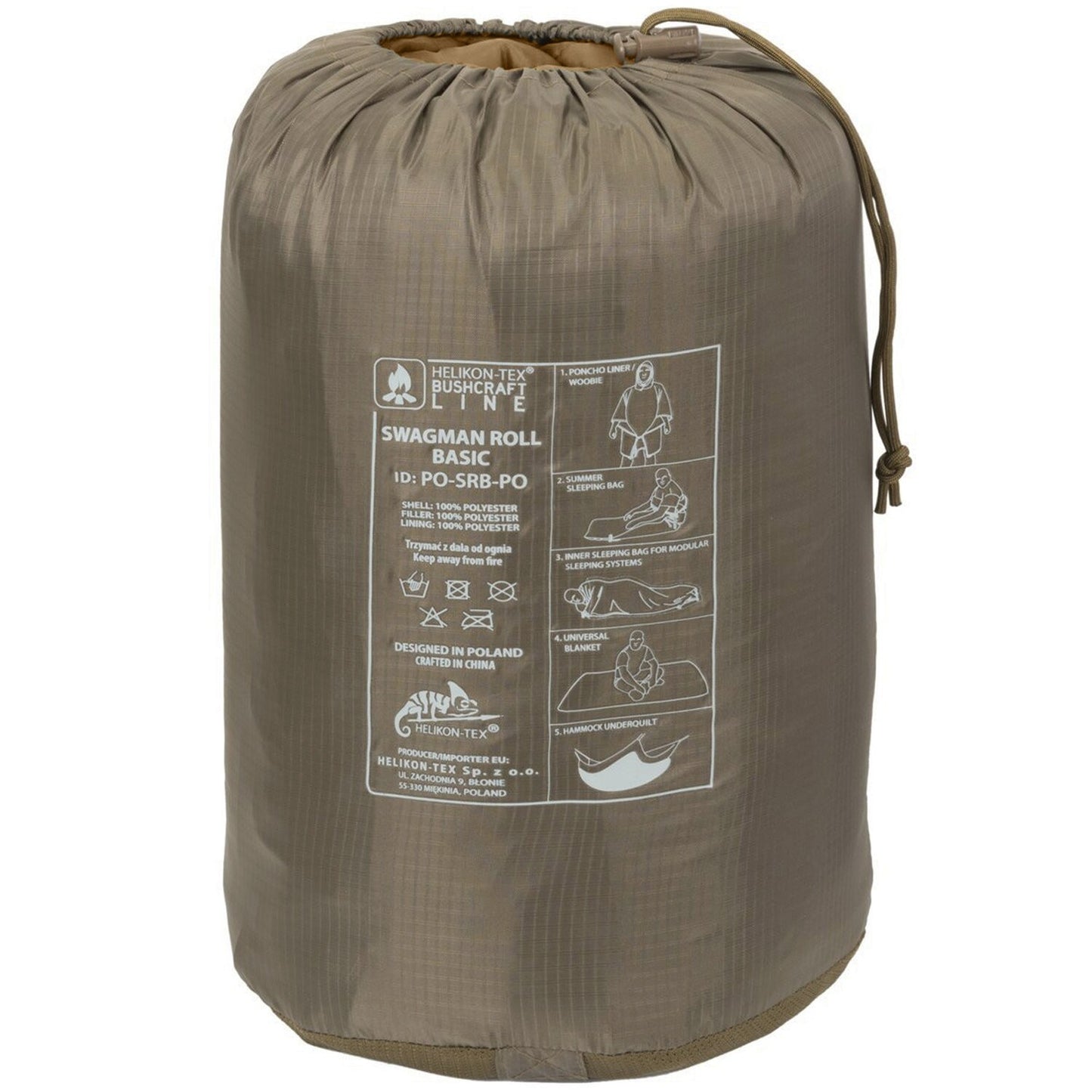 Ponczo Helikon Swagman Roll Basic - Coyote