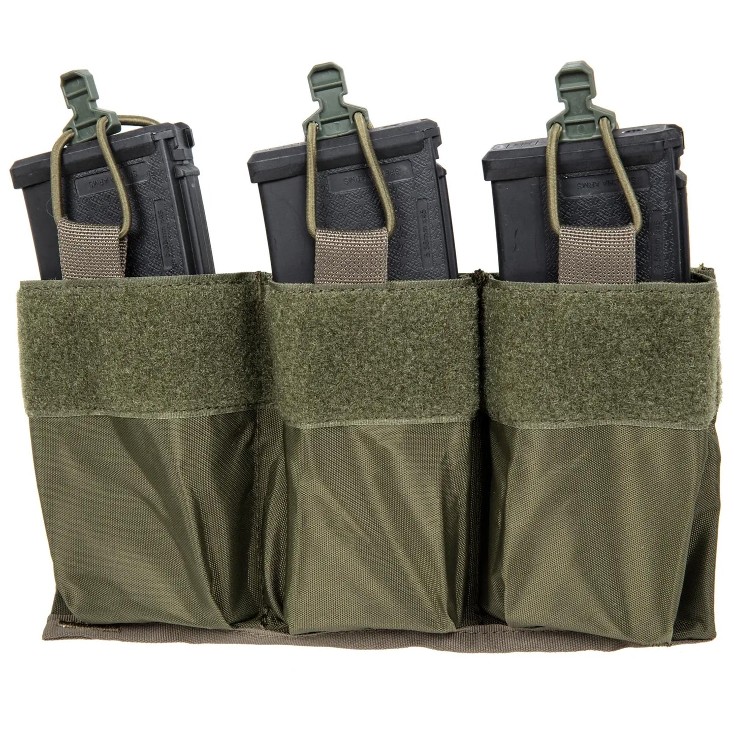 Potrójna ładownica Wosport na magazynki karabinowe 7.62 mm - Ranger Green