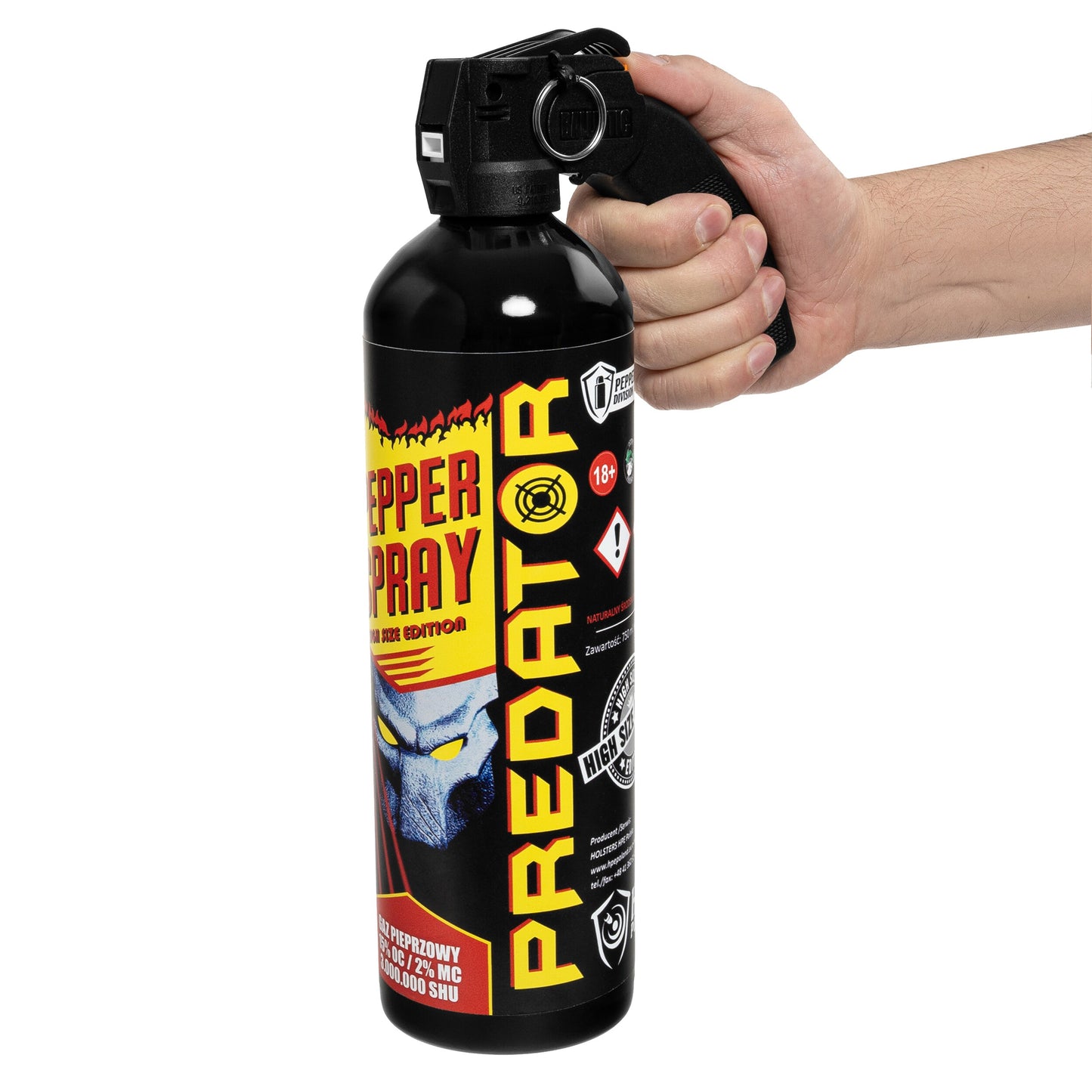 Gaz pieprzowy na zwierzęta Predator 1000 ml - stożek (DE)