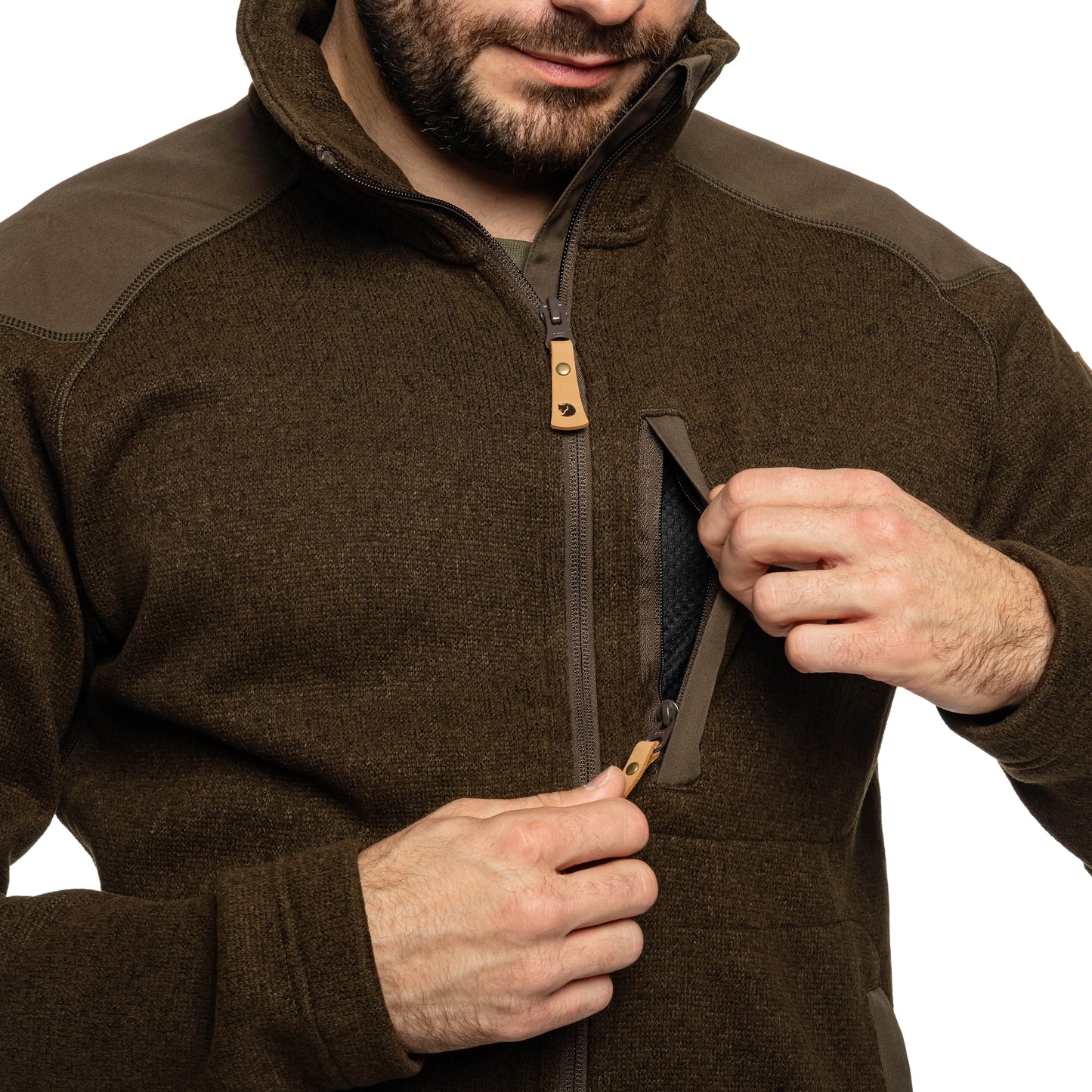 Polar Fjallraven Buck Fleece - Dark Olive
