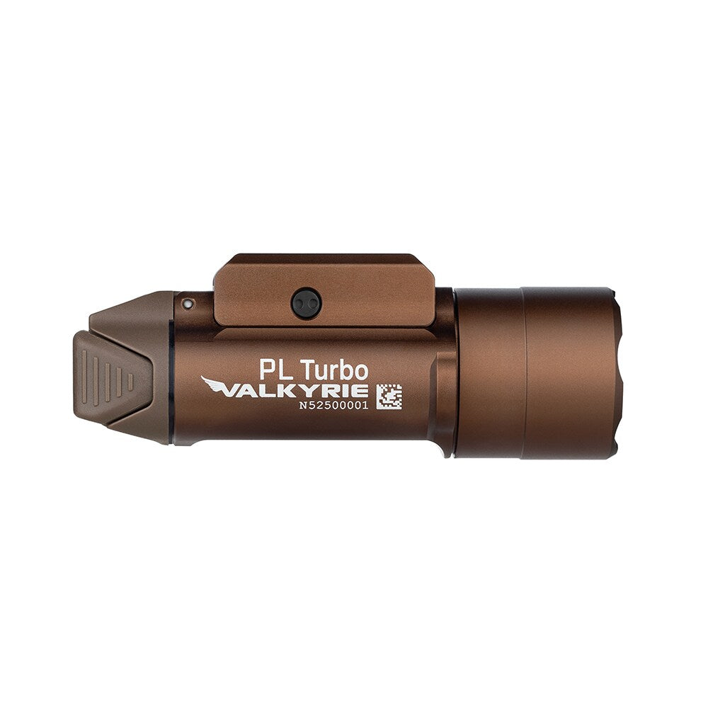 Latarka na broń Olight PL Turbo Valkyrie Desert Tan - 800 lumenów